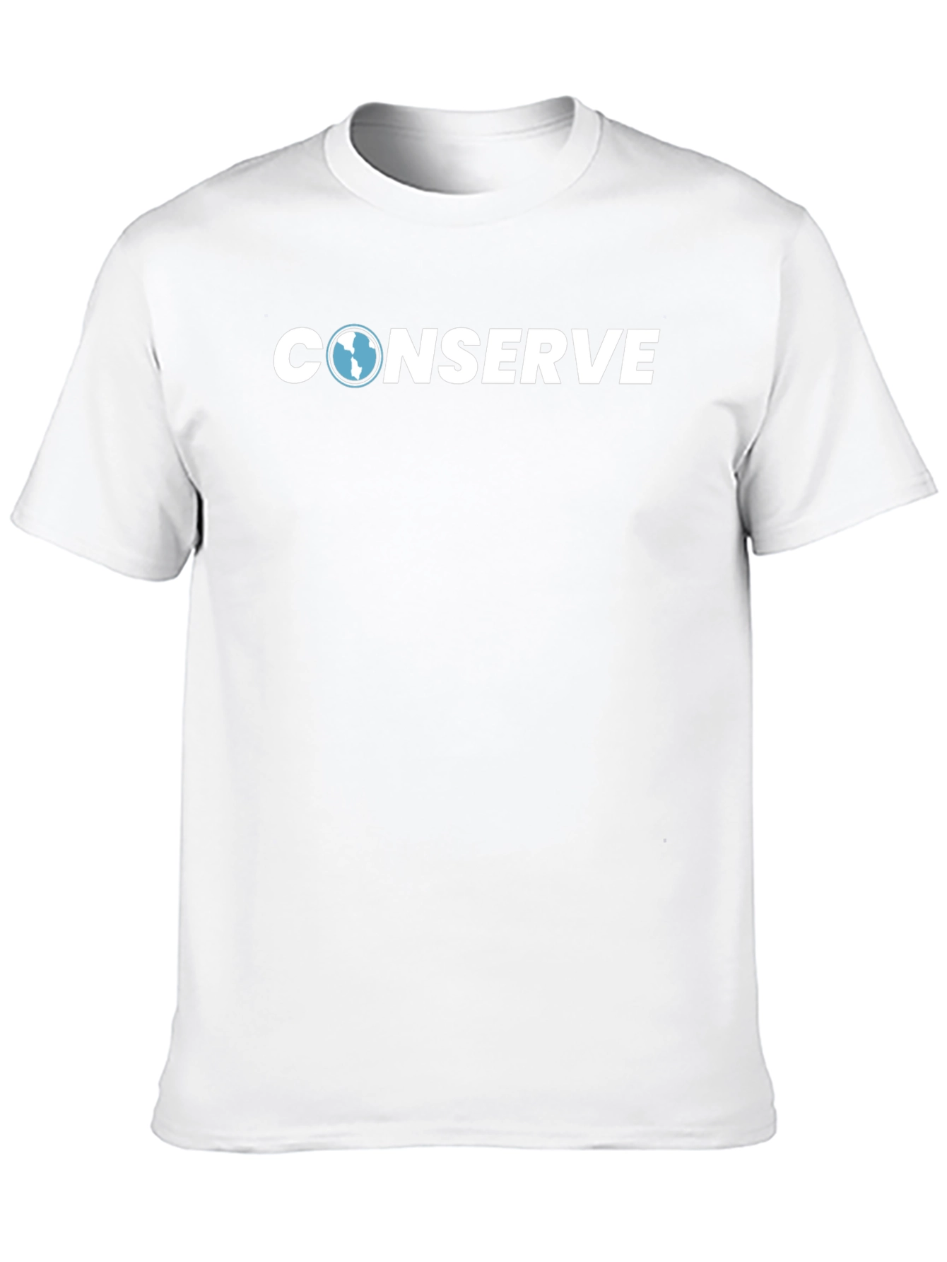 Conserve Earth Graphic T-Shirt - Black