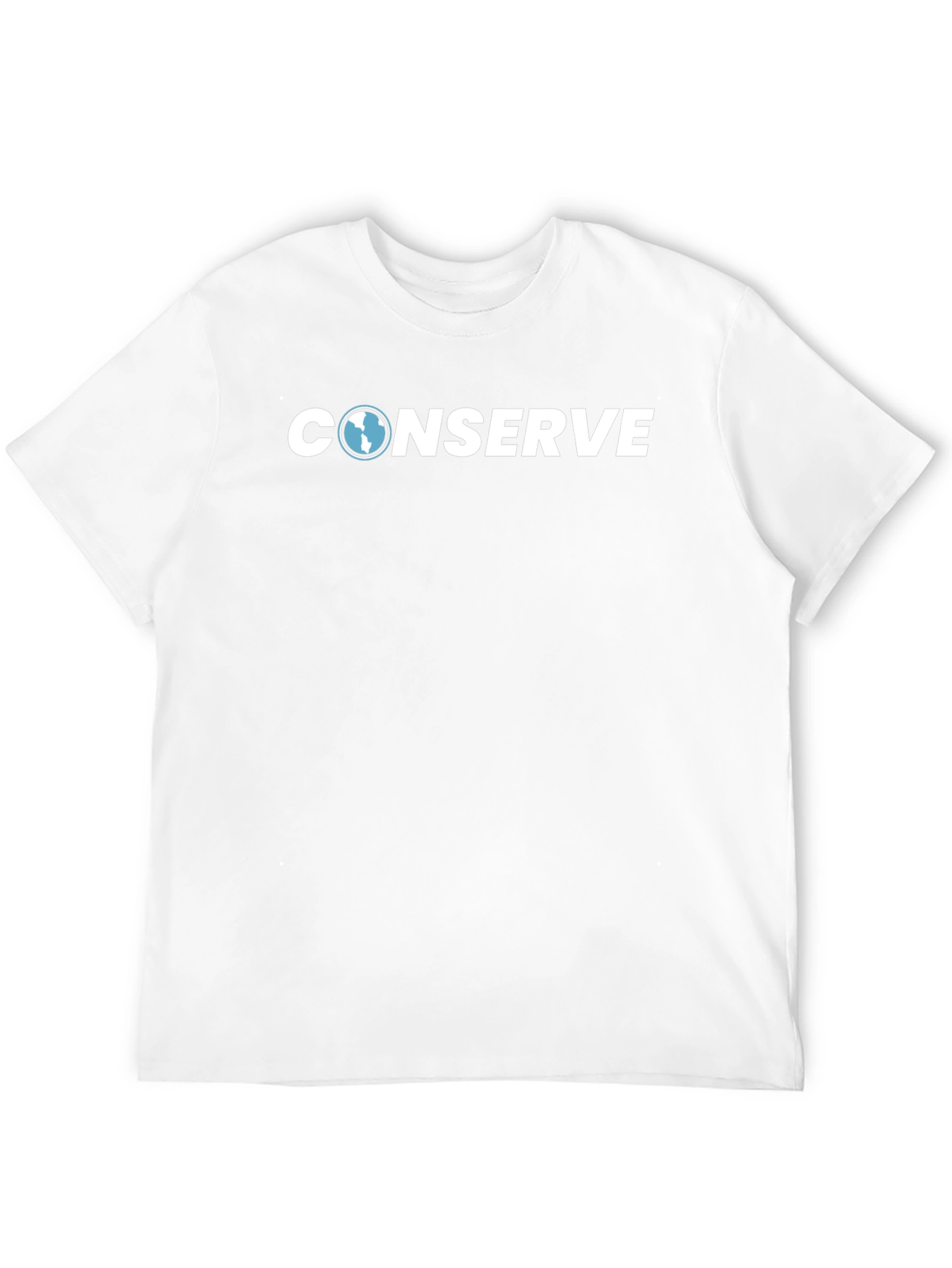 Conserve Earth Graphic T-Shirt - Black