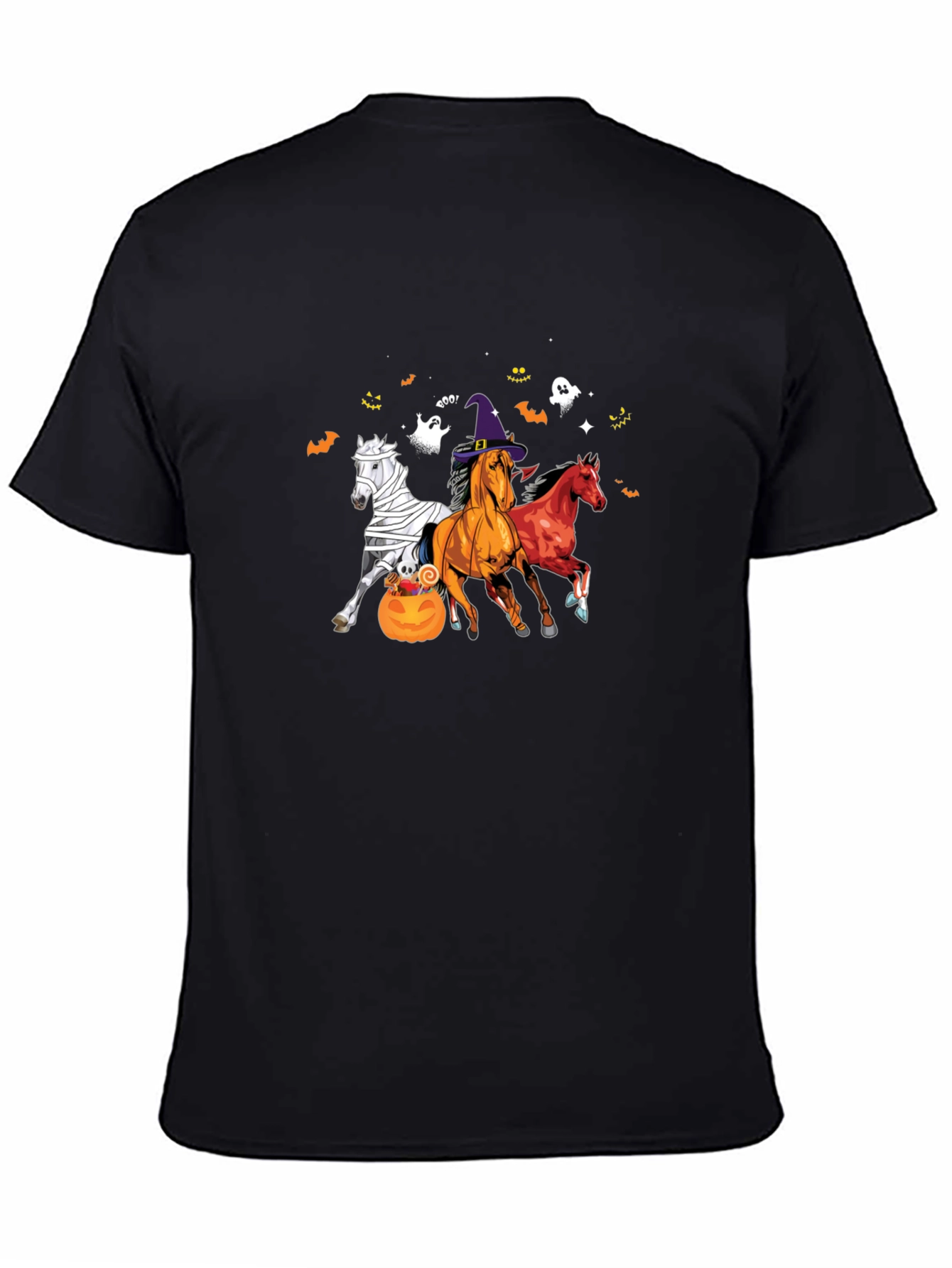 Halloween Horse Graphic T-Shirt