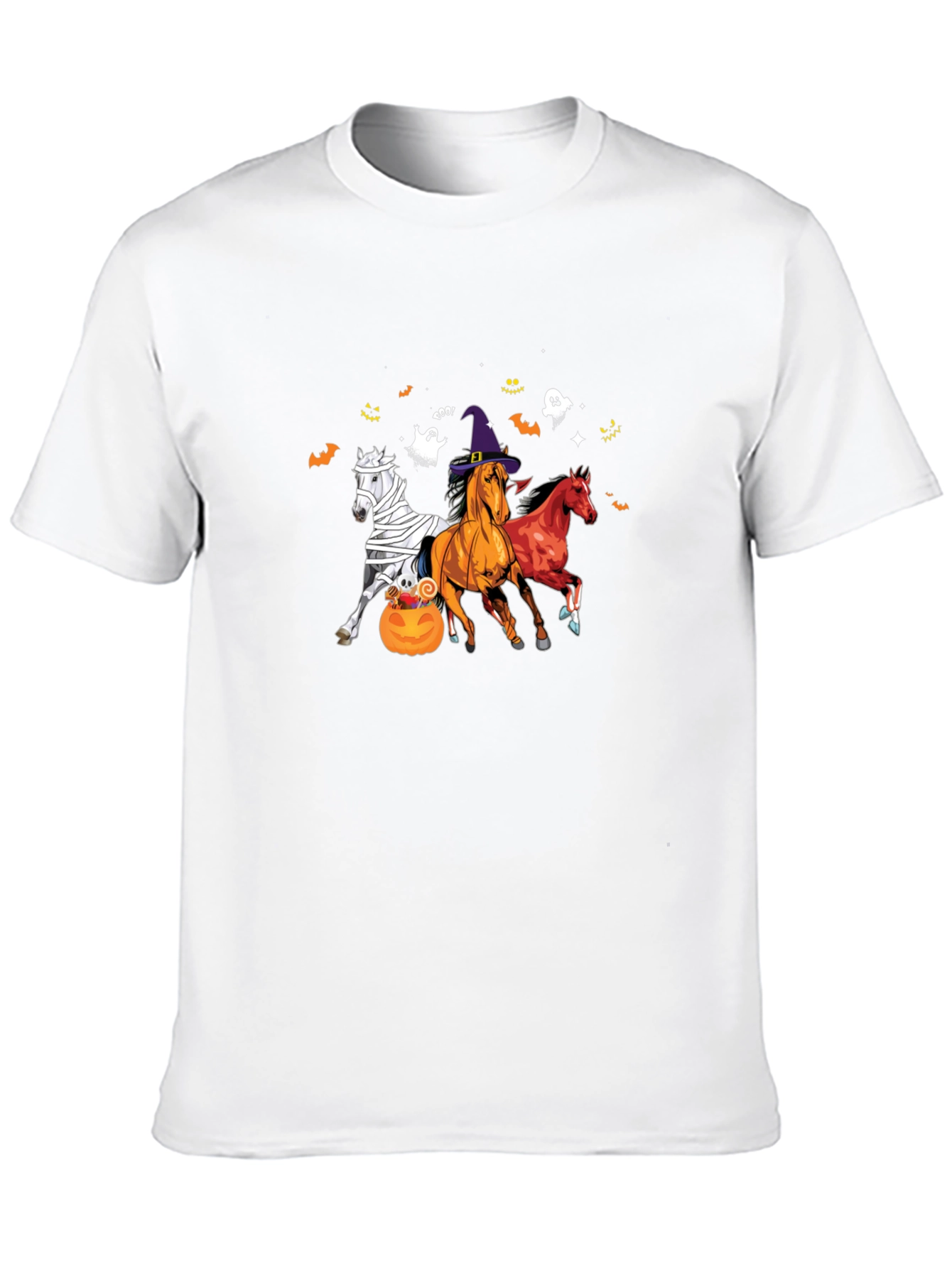 Halloween Horse Graphic T-Shirt