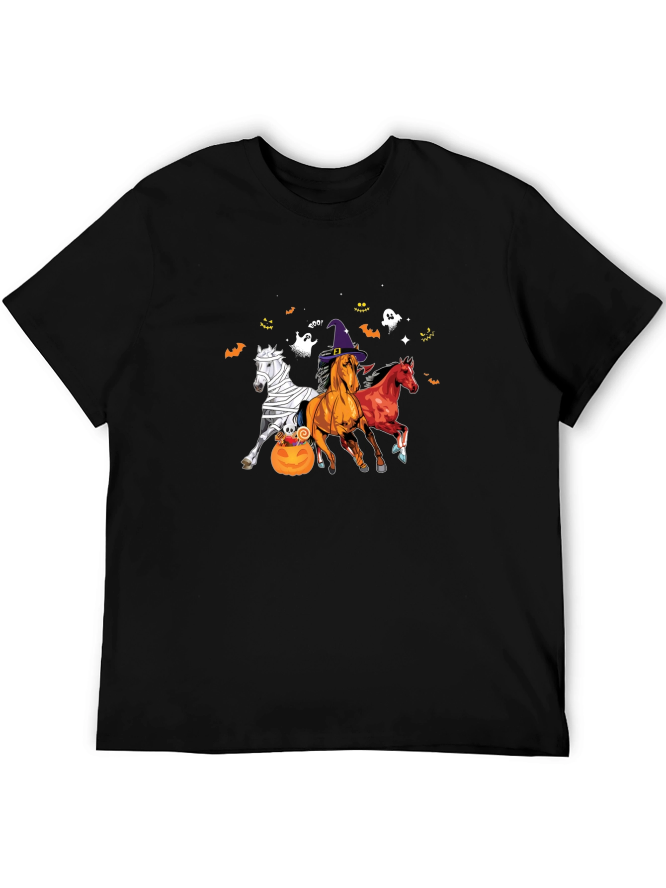 Halloween Horse Graphic T-Shirt