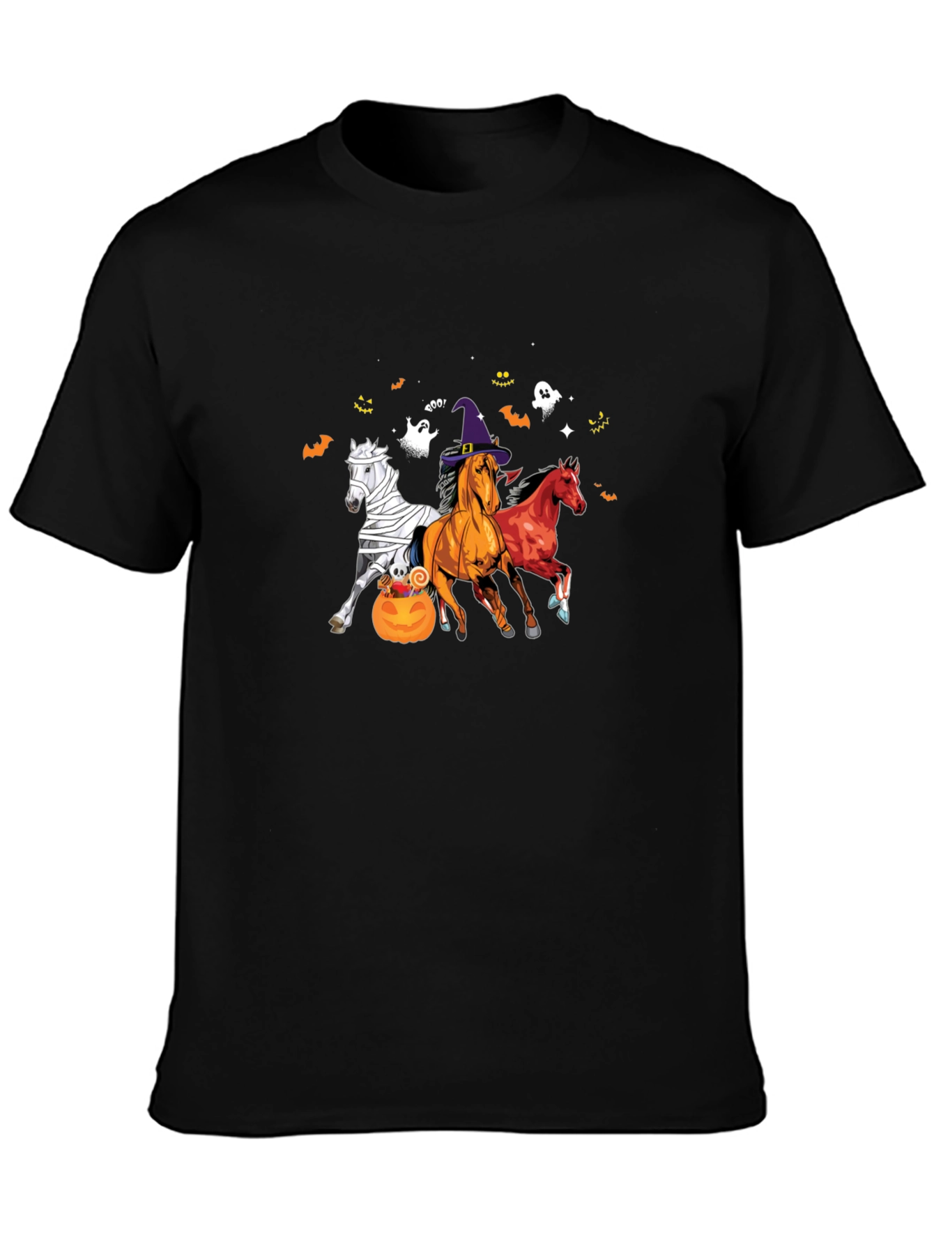 Halloween Horse Graphic T-Shirt