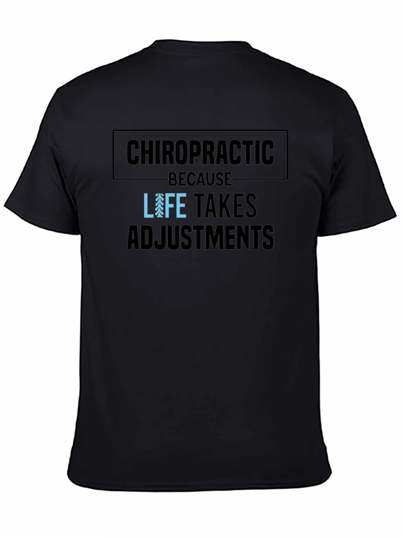 Chiropractic Adjustment T-Shirt - Black