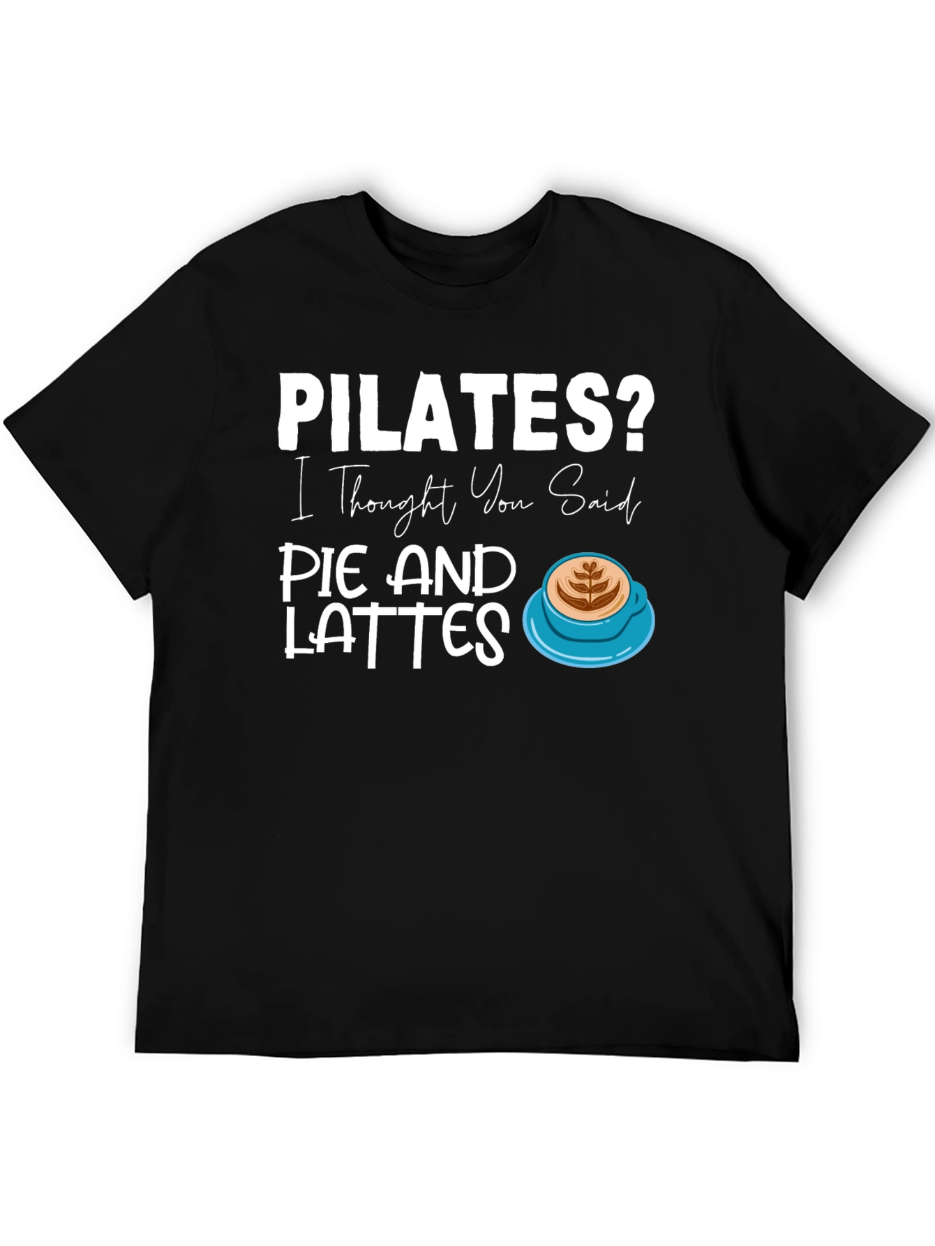 Pilates Pie and Lattes Graphic T-Shirt