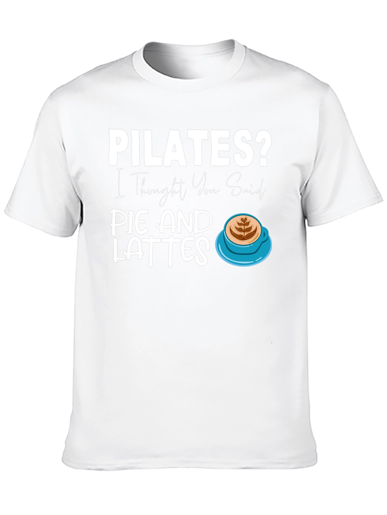 Pilates Pie and Lattes Graphic T-Shirt