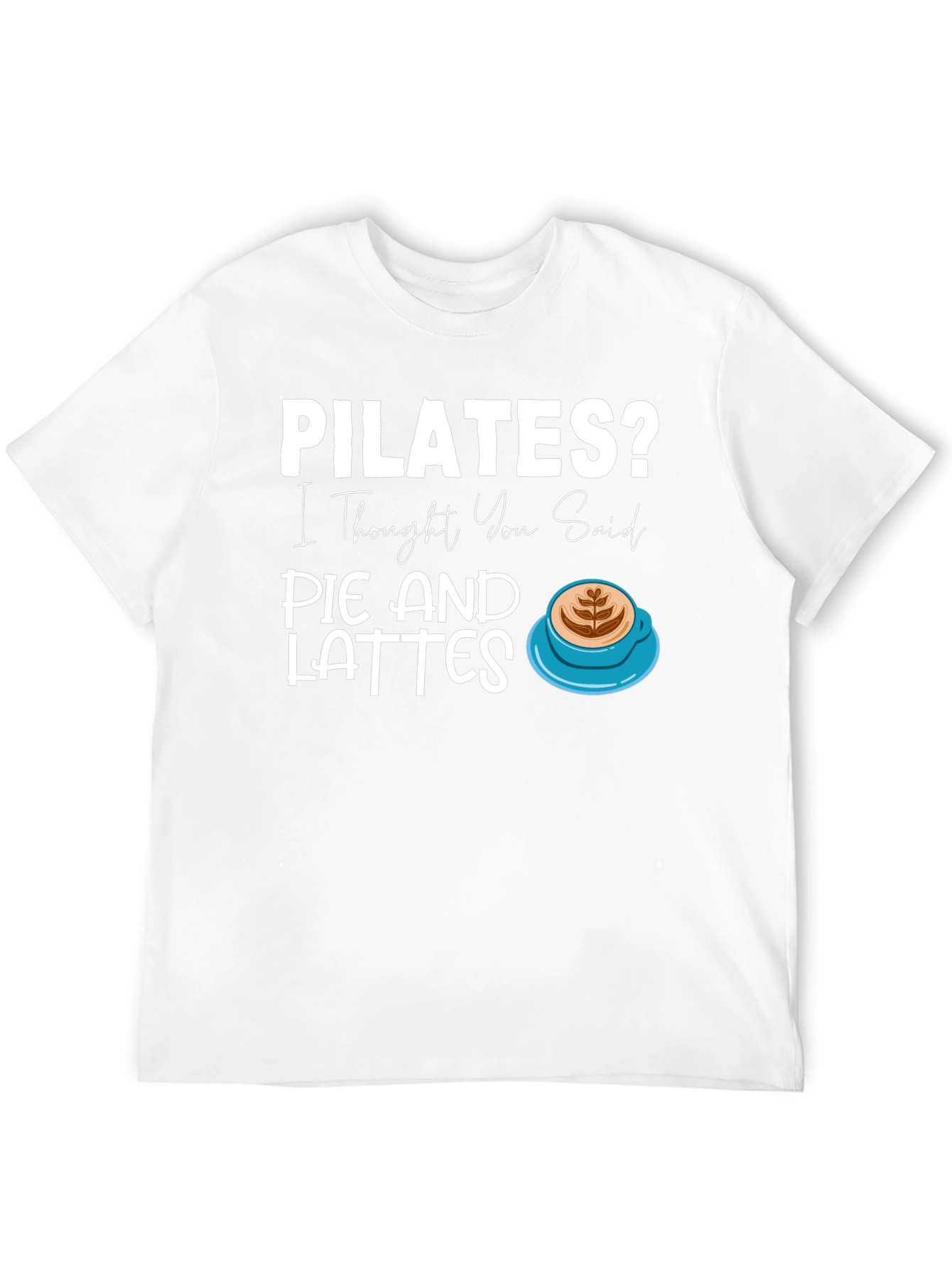 Pilates Pie and Lattes Graphic T-Shirt