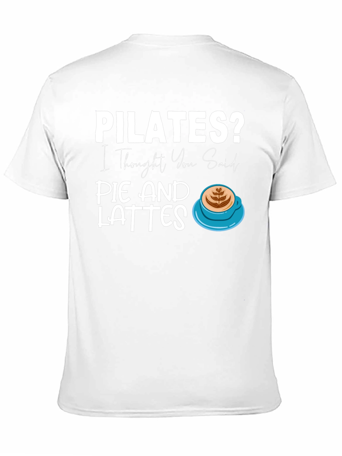 Pilates Pie and Lattes Graphic T-Shirt