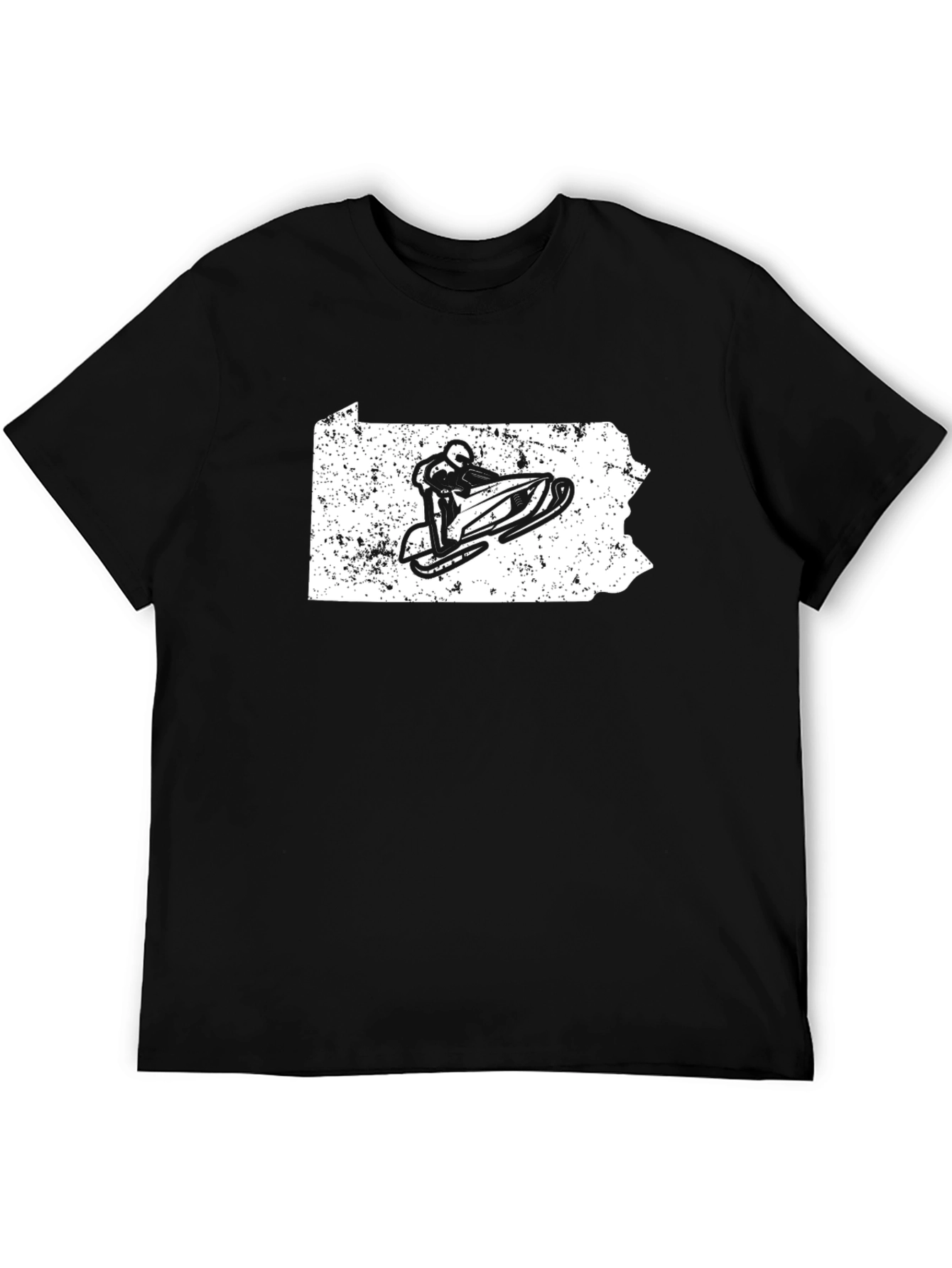 Snowmobile Pennsylvania State Pride T-Shirt
