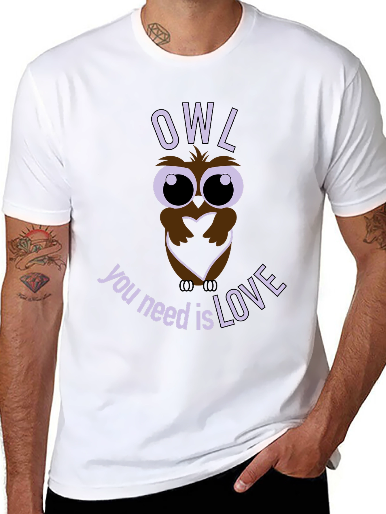 Owl You Need is Love T-Shirt - Graphic Tee