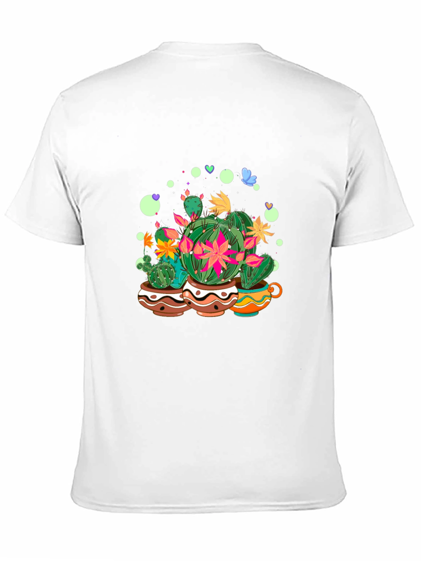 Cactus Garden Tee - Stylish Graphic Print