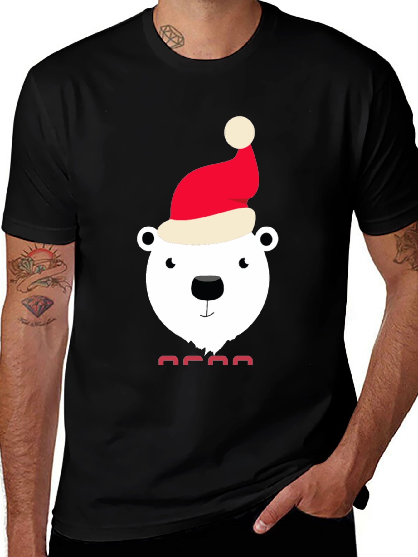 Festive Polar Bear T-Shirt