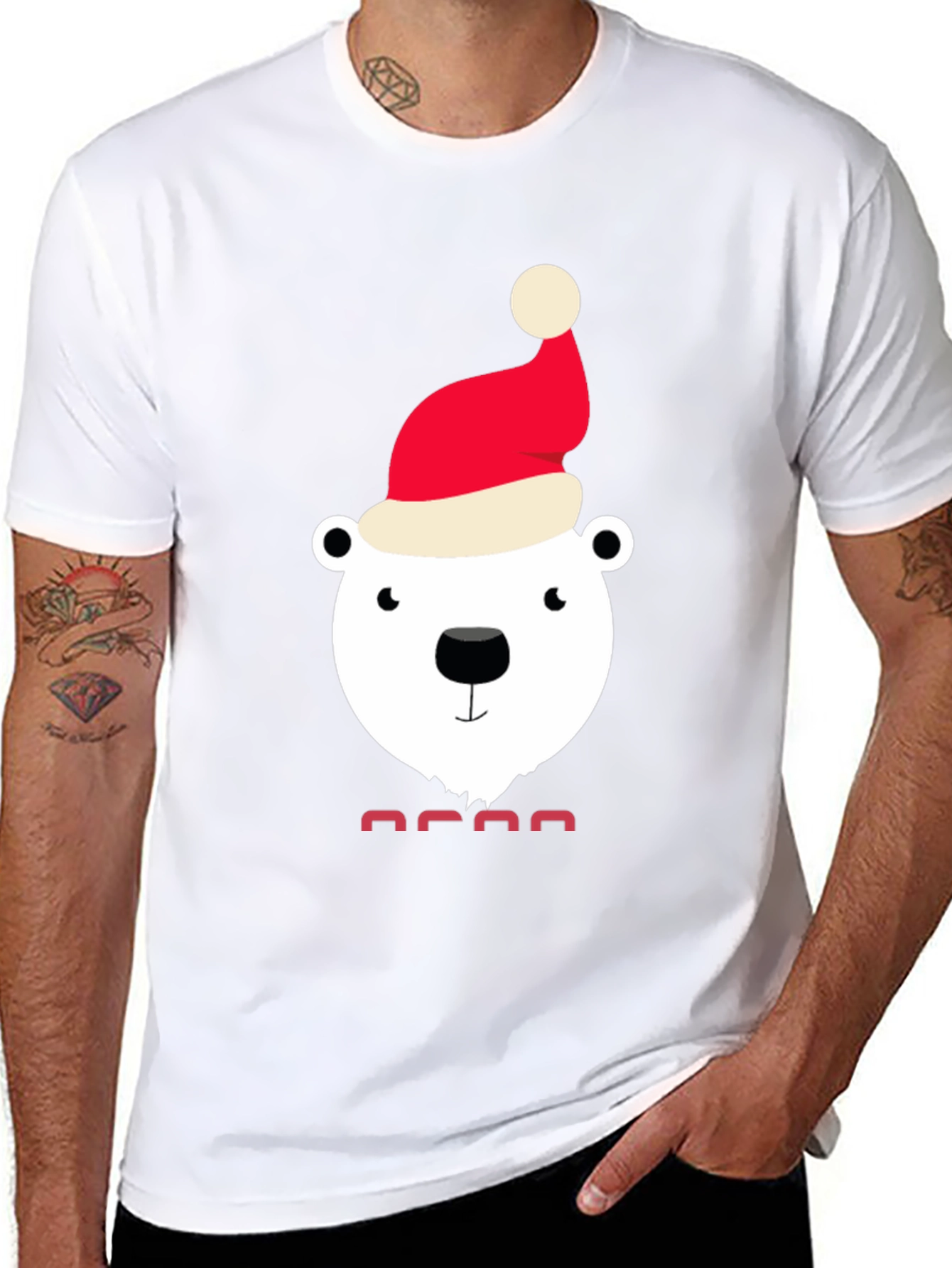 Festive Polar Bear T-Shirt
