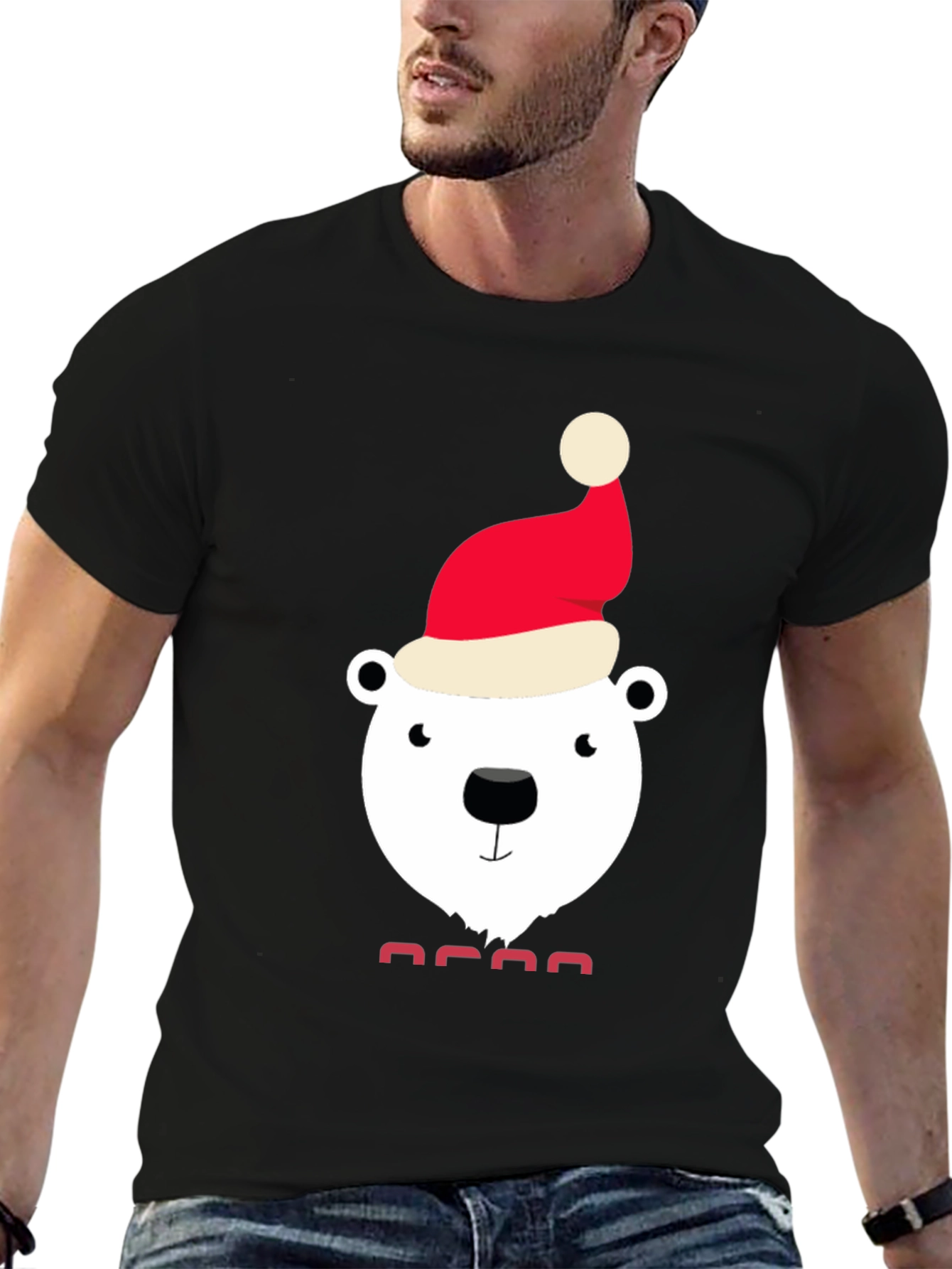 Festive Polar Bear T-Shirt