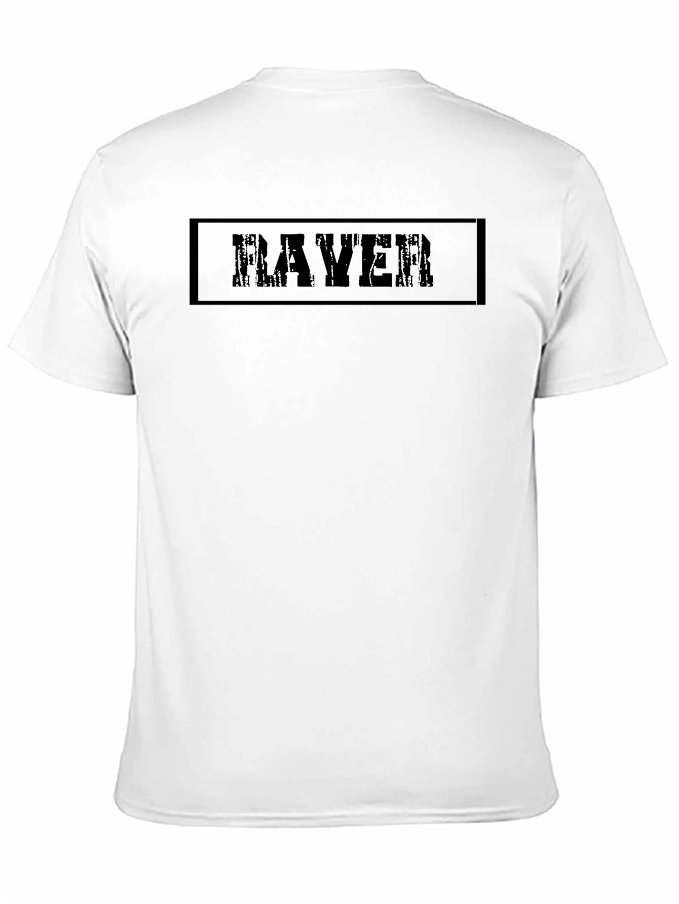 Raver Graphic Tee - Black Cotton T-Shirt