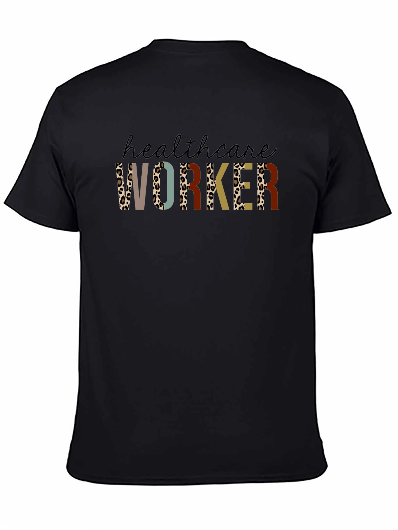 Healthcare Worker Graphic Tee - Black Unisex T-Shirt