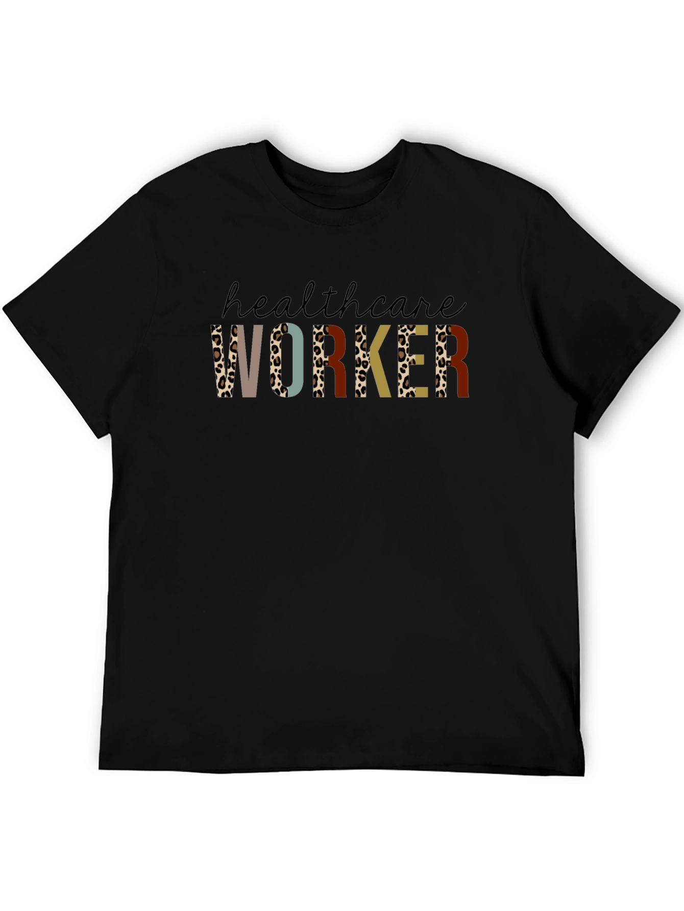 Healthcare Worker Graphic Tee - Black Unisex T-Shirt
