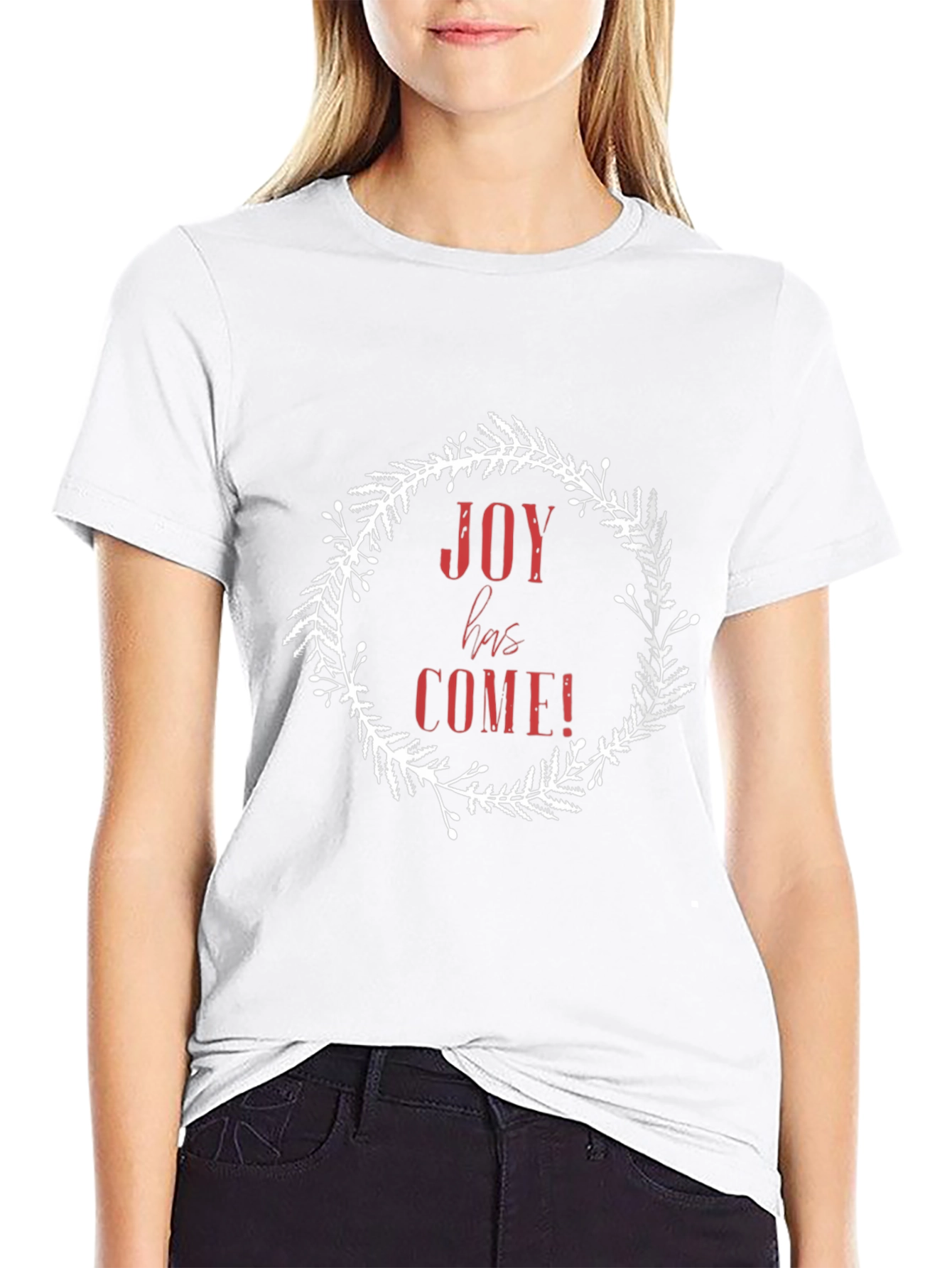 Joy Has Come Black Graphic Tee
