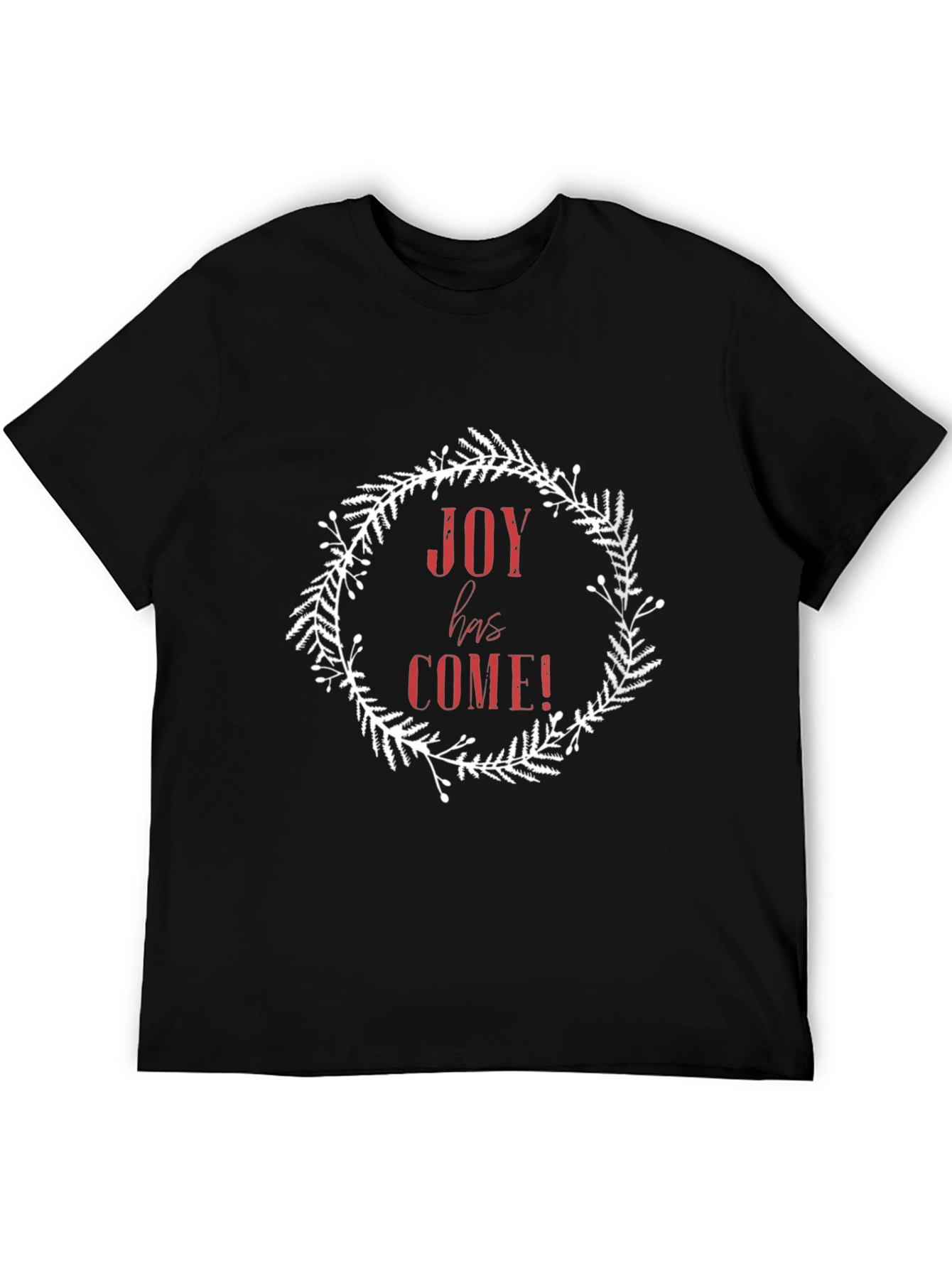 Joy Has Come Black Graphic Tee