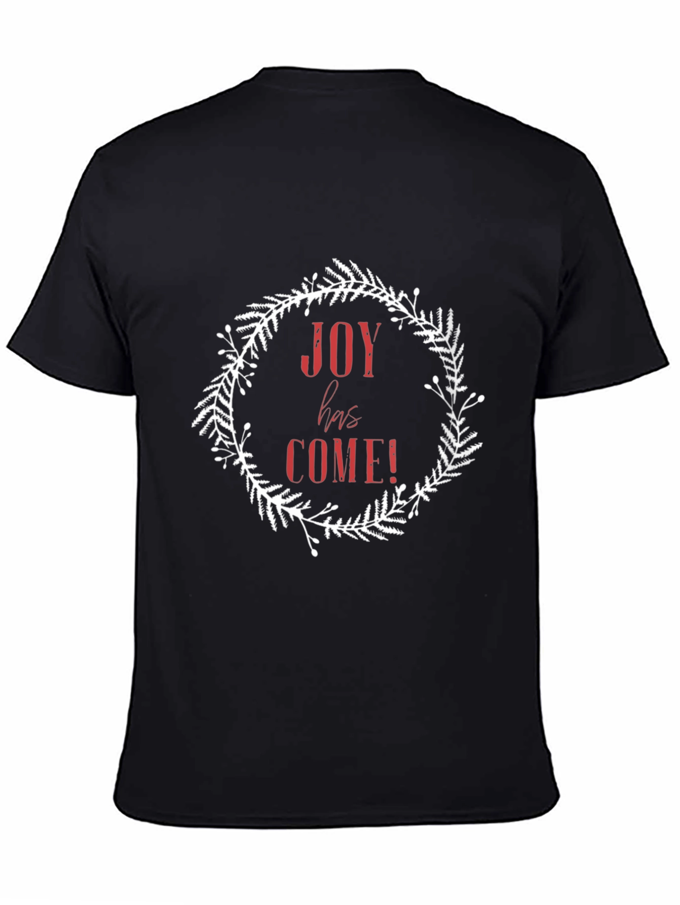 Joy Has Come Black Graphic Tee
