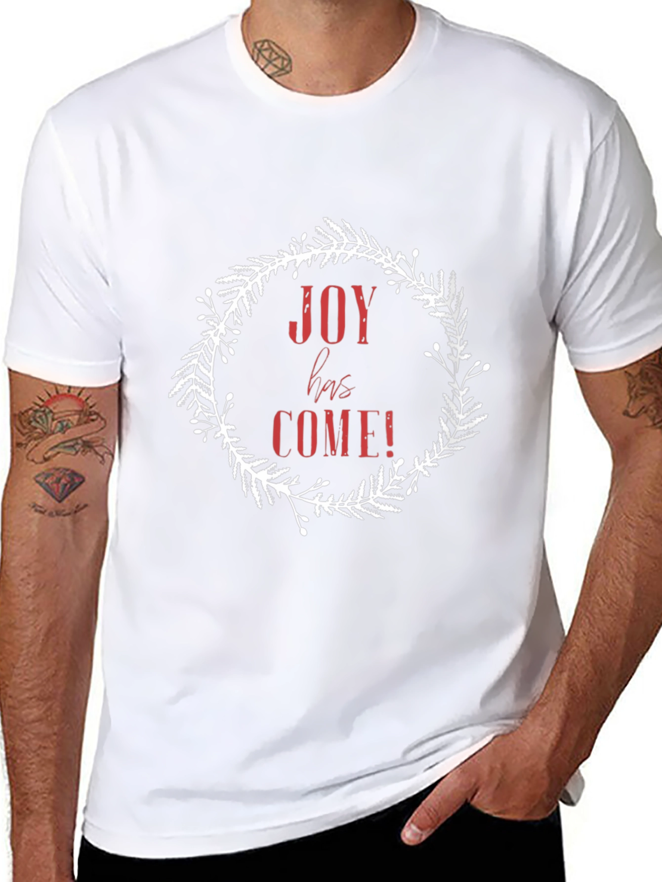 Joy Has Come Black Graphic Tee