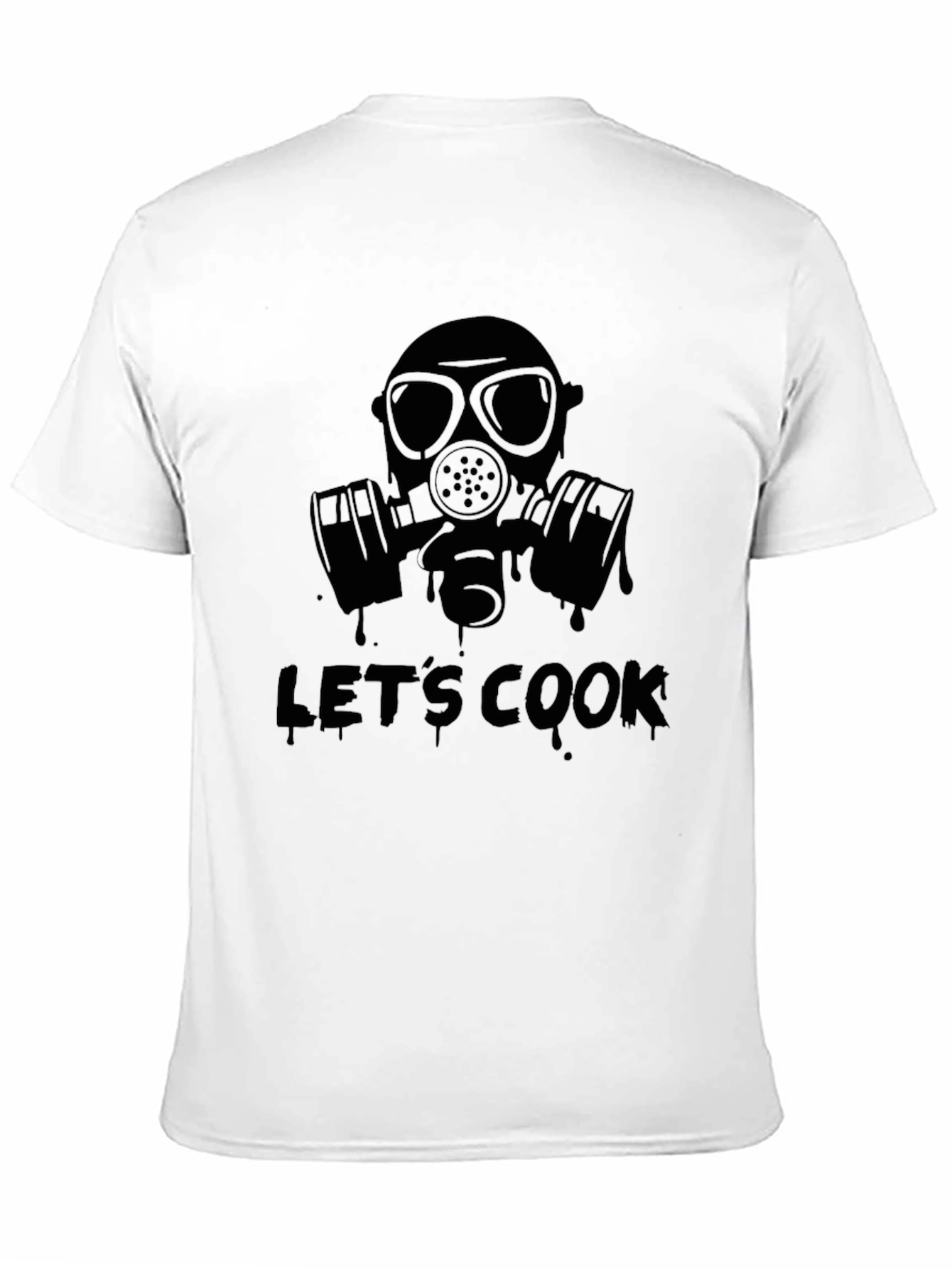 Lets Cook T-Shirt - Gas Mask Design