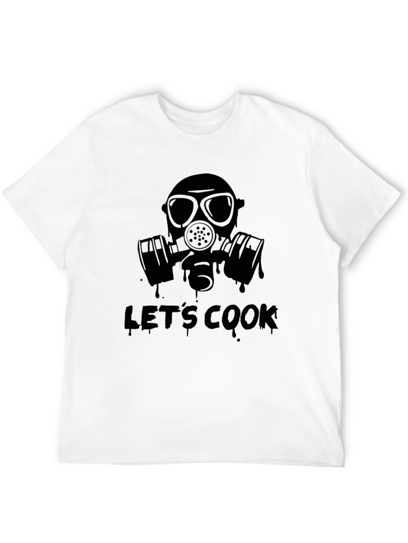 Lets Cook T-Shirt - Gas Mask Design