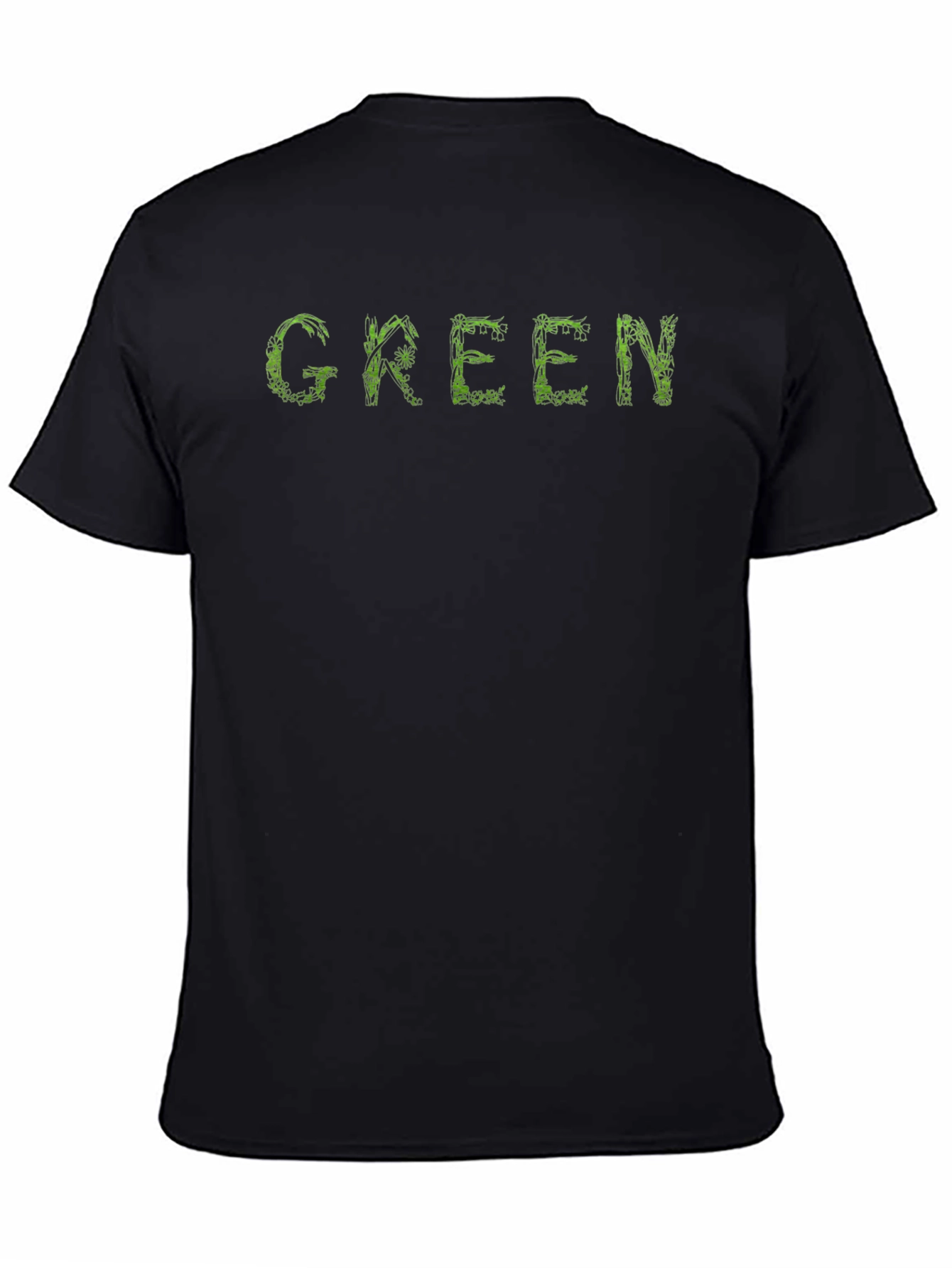 Green Graphic Tee - Unique Nature Design T-Shirt