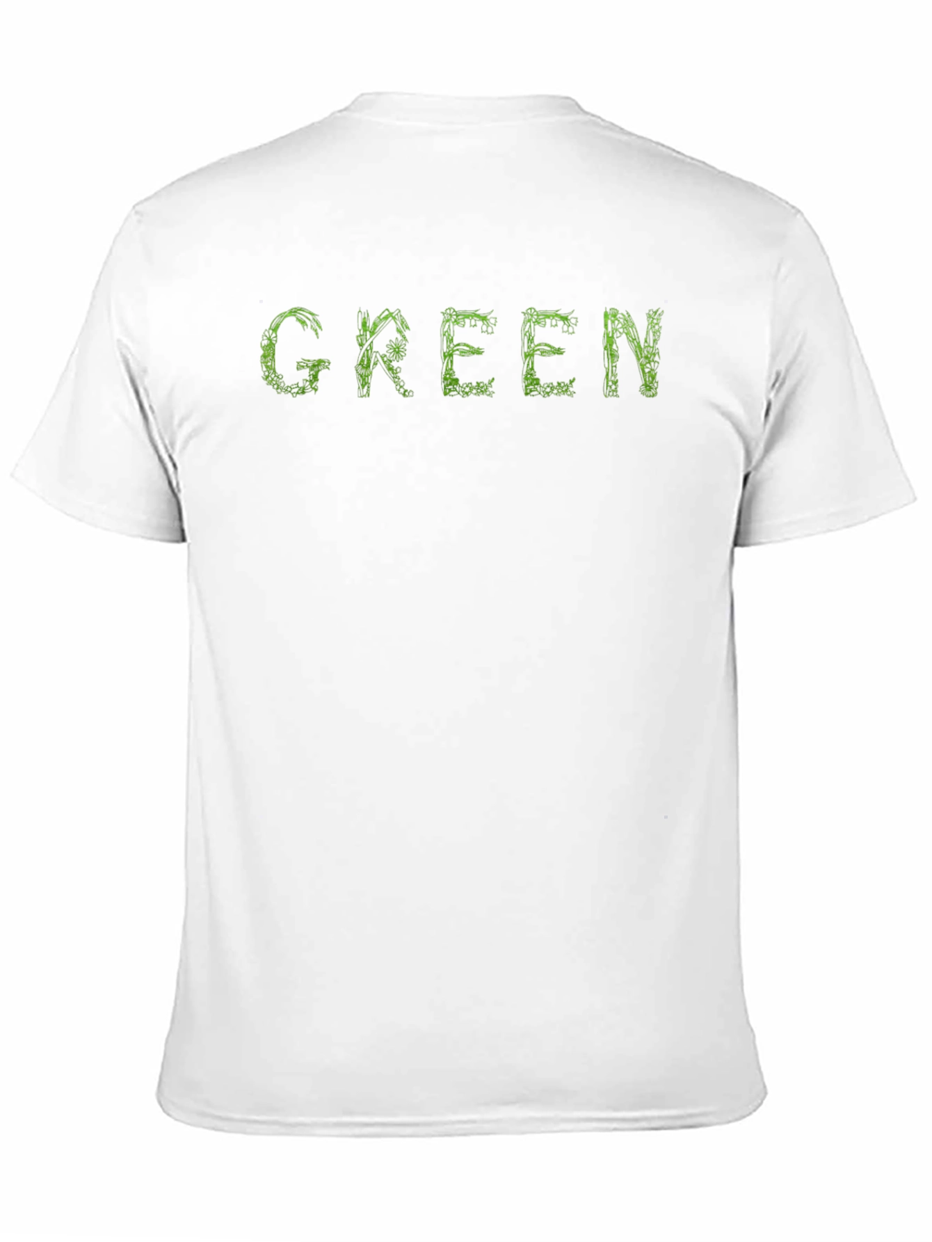 Green Graphic Tee - Unique Nature Design T-Shirt