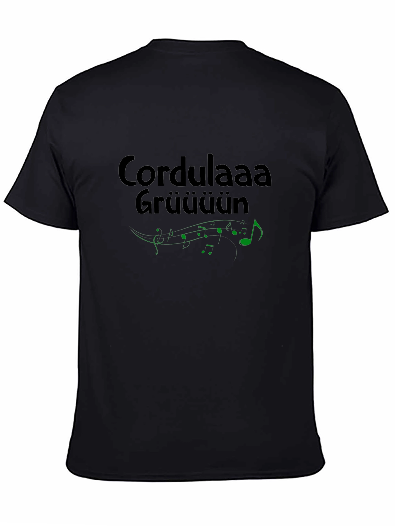 Cordulaaa Grüüüün Graphic Tee - Black