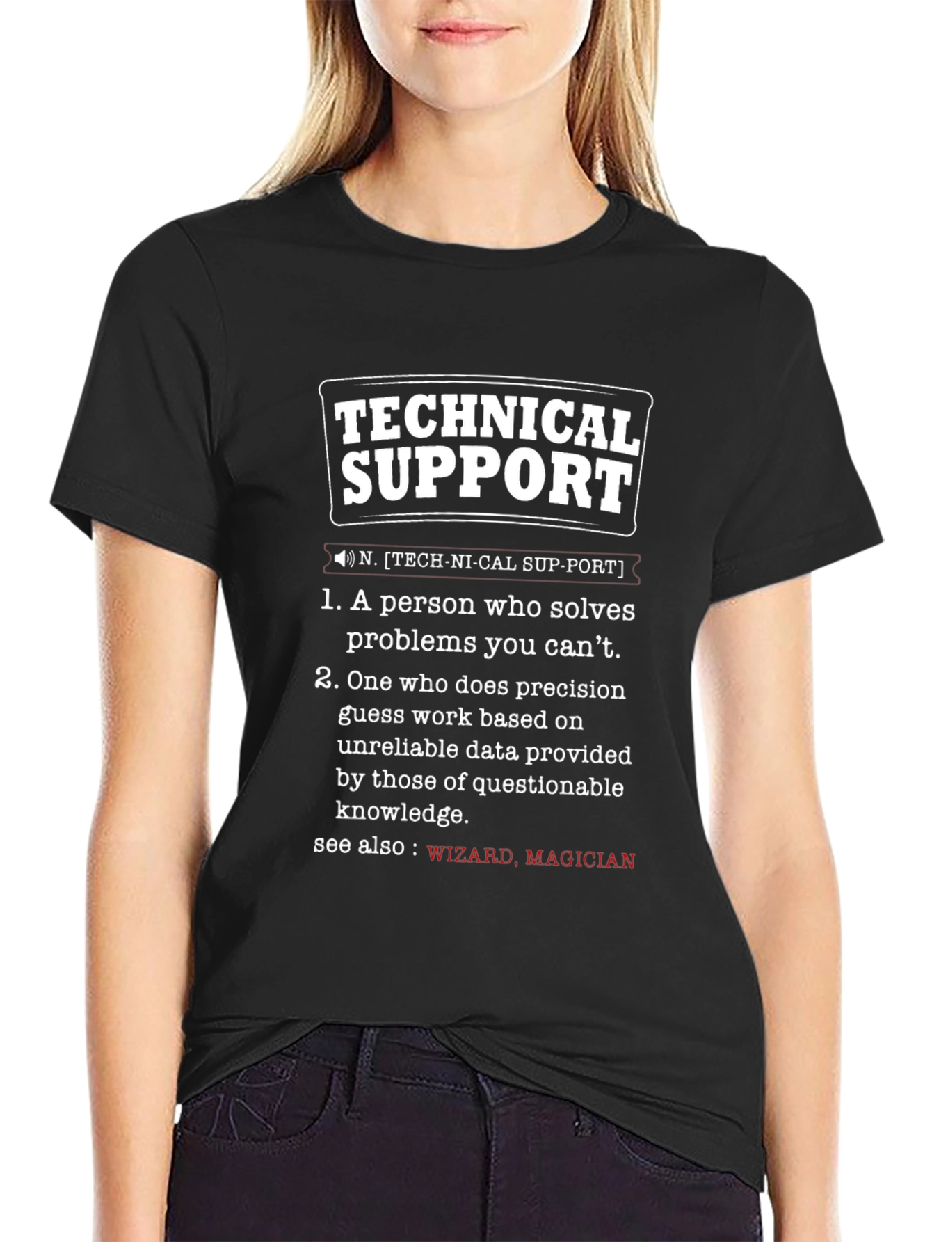 Technical Support Definition Graphic T-Shirt