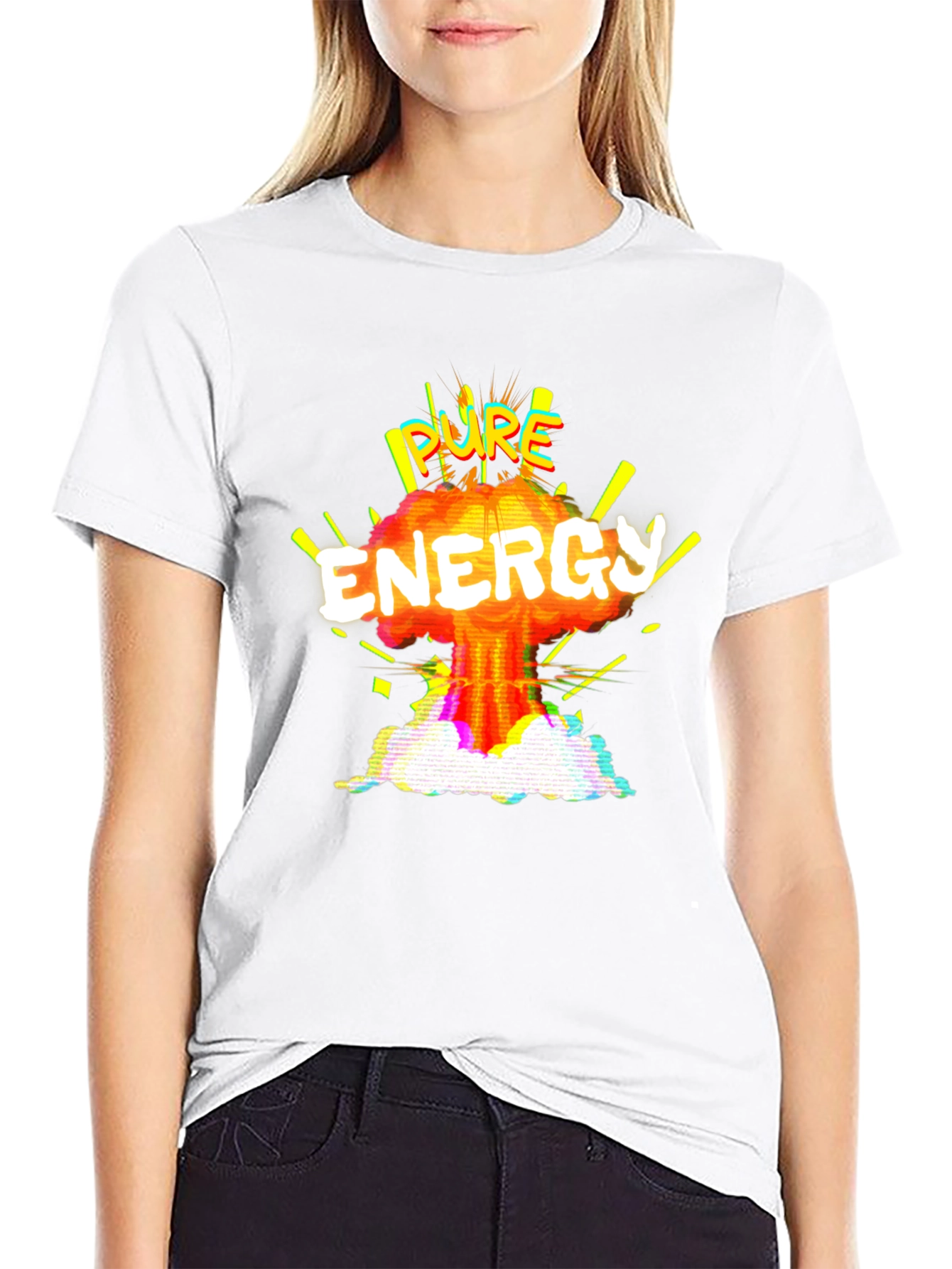 Pure Energy Graphic Tee - Bold & Vibrant Design