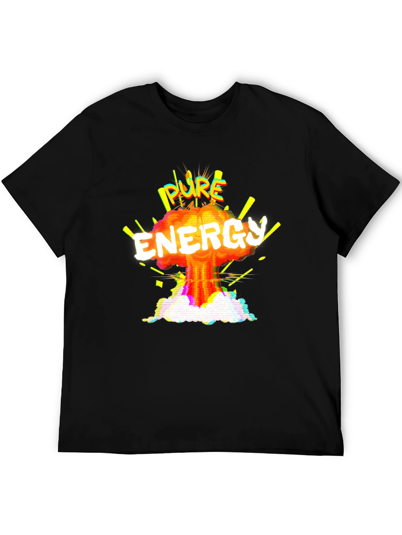 Pure Energy Graphic Tee - Bold & Vibrant Design
