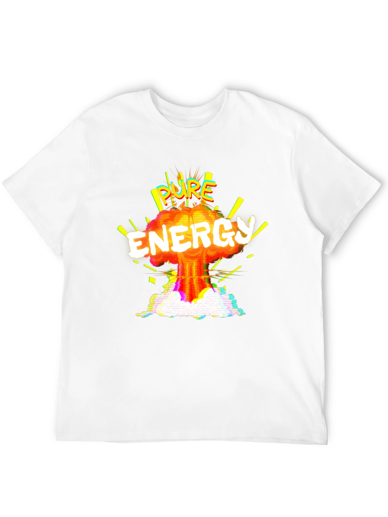 Pure Energy Graphic Tee - Bold & Vibrant Design