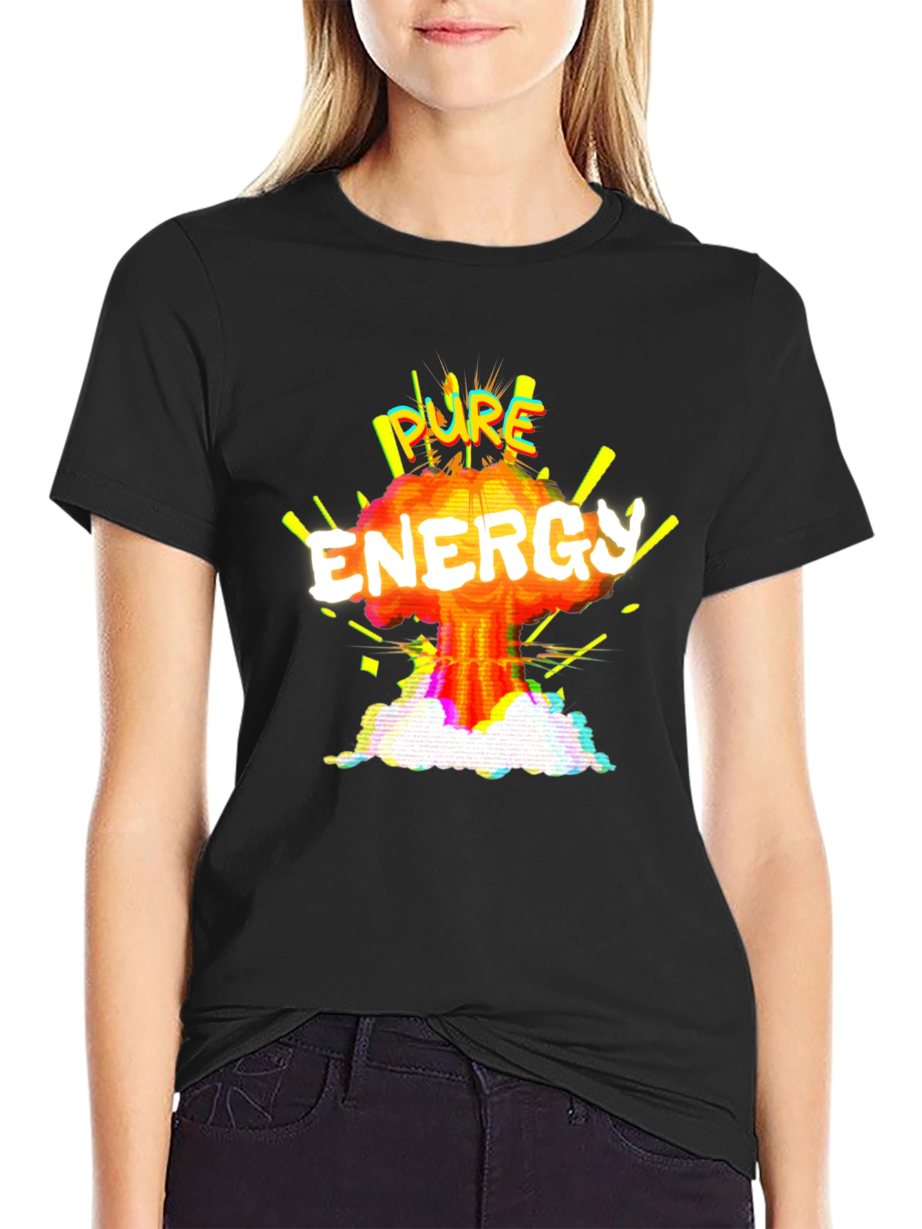 Pure Energy Graphic Tee - Bold & Vibrant Design