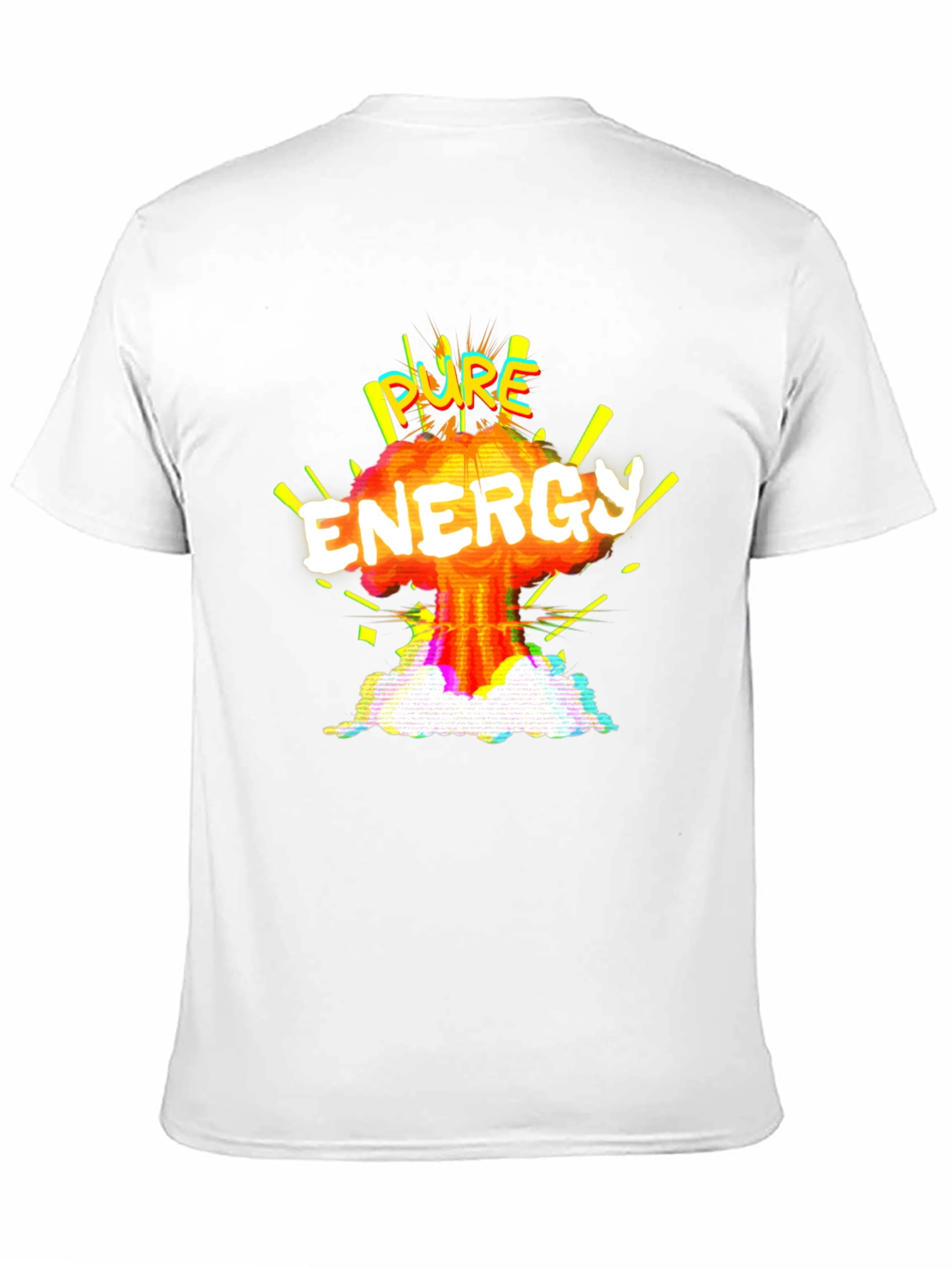 Pure Energy Graphic Tee - Bold & Vibrant Design