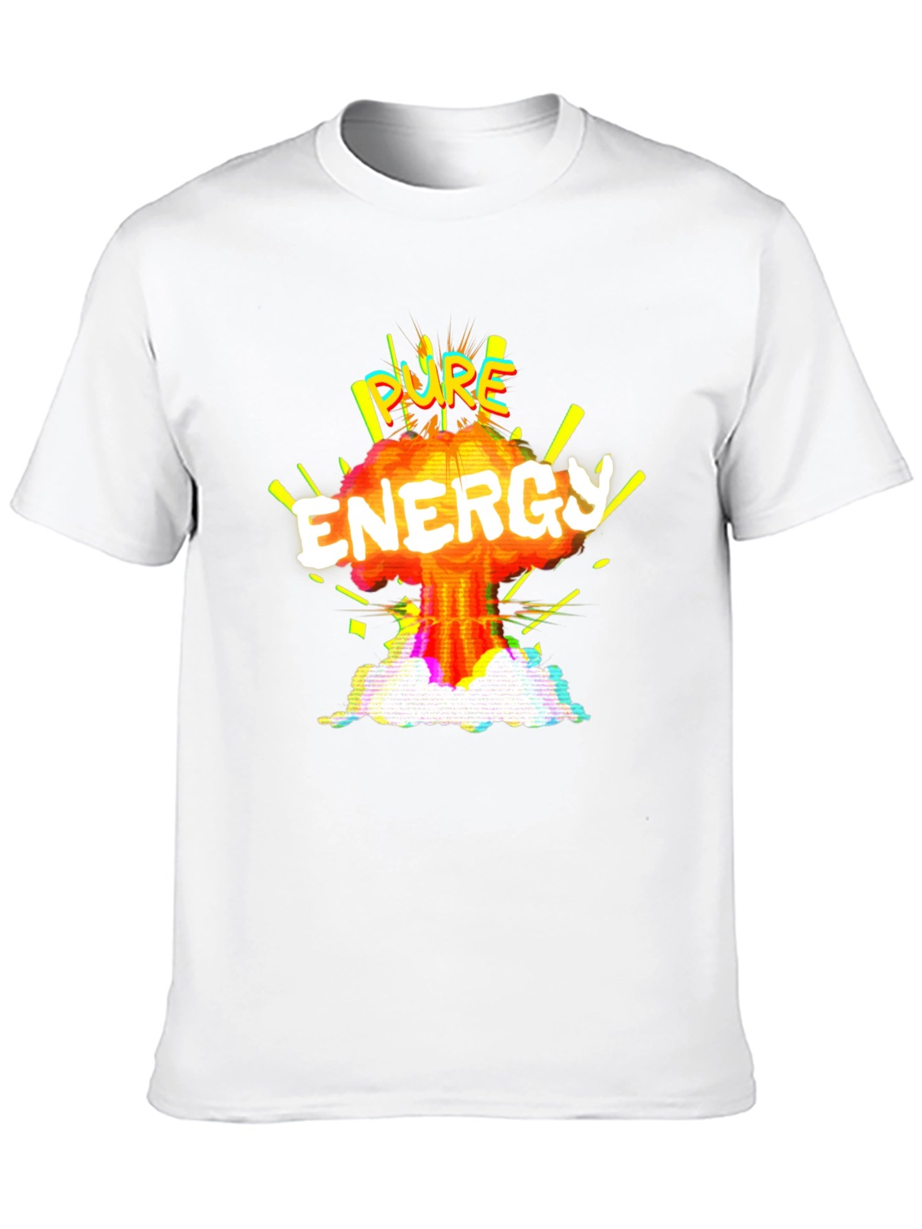 Pure Energy Graphic Tee - Bold & Vibrant Design