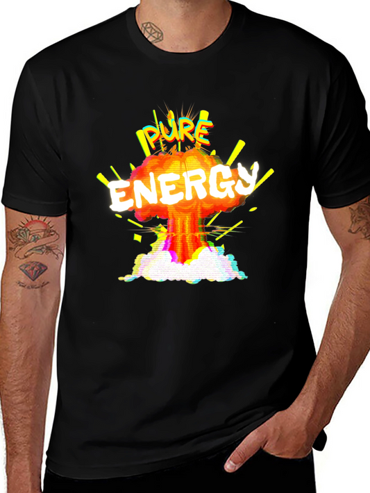 Pure Energy Graphic Tee - Bold & Vibrant Design
