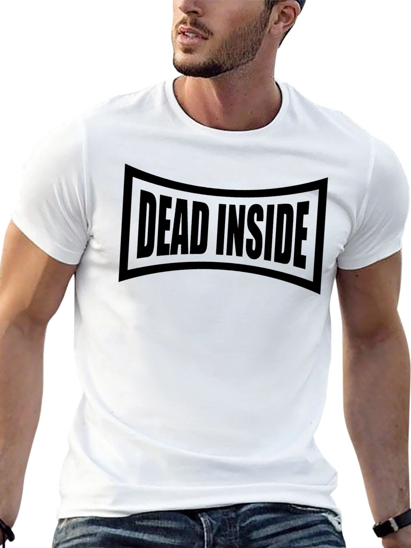 Dead Inside Graphic T-Shirt - Dark Humor Tee