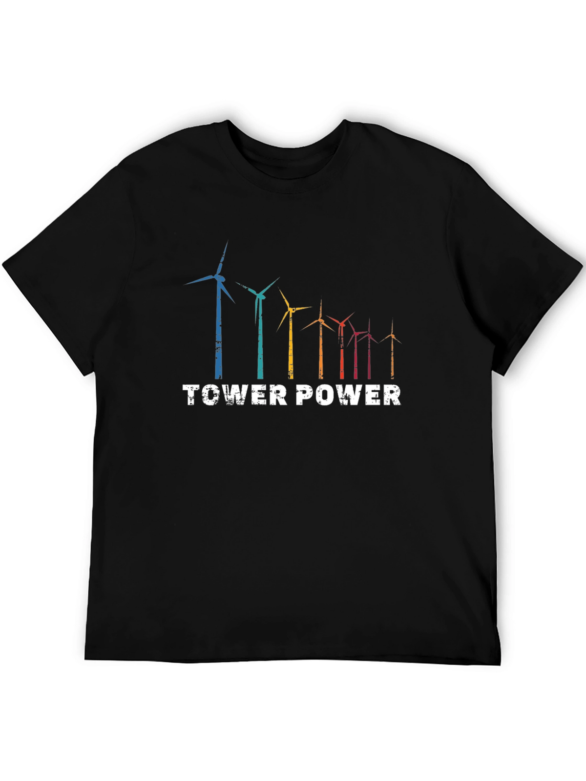 Tower Power Wind Turbine T-Shirt