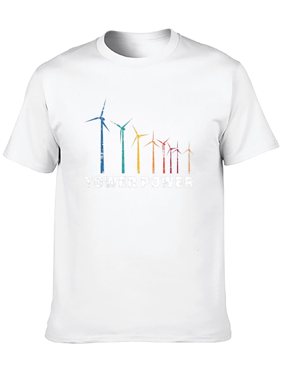 Tower Power Wind Turbine T-Shirt