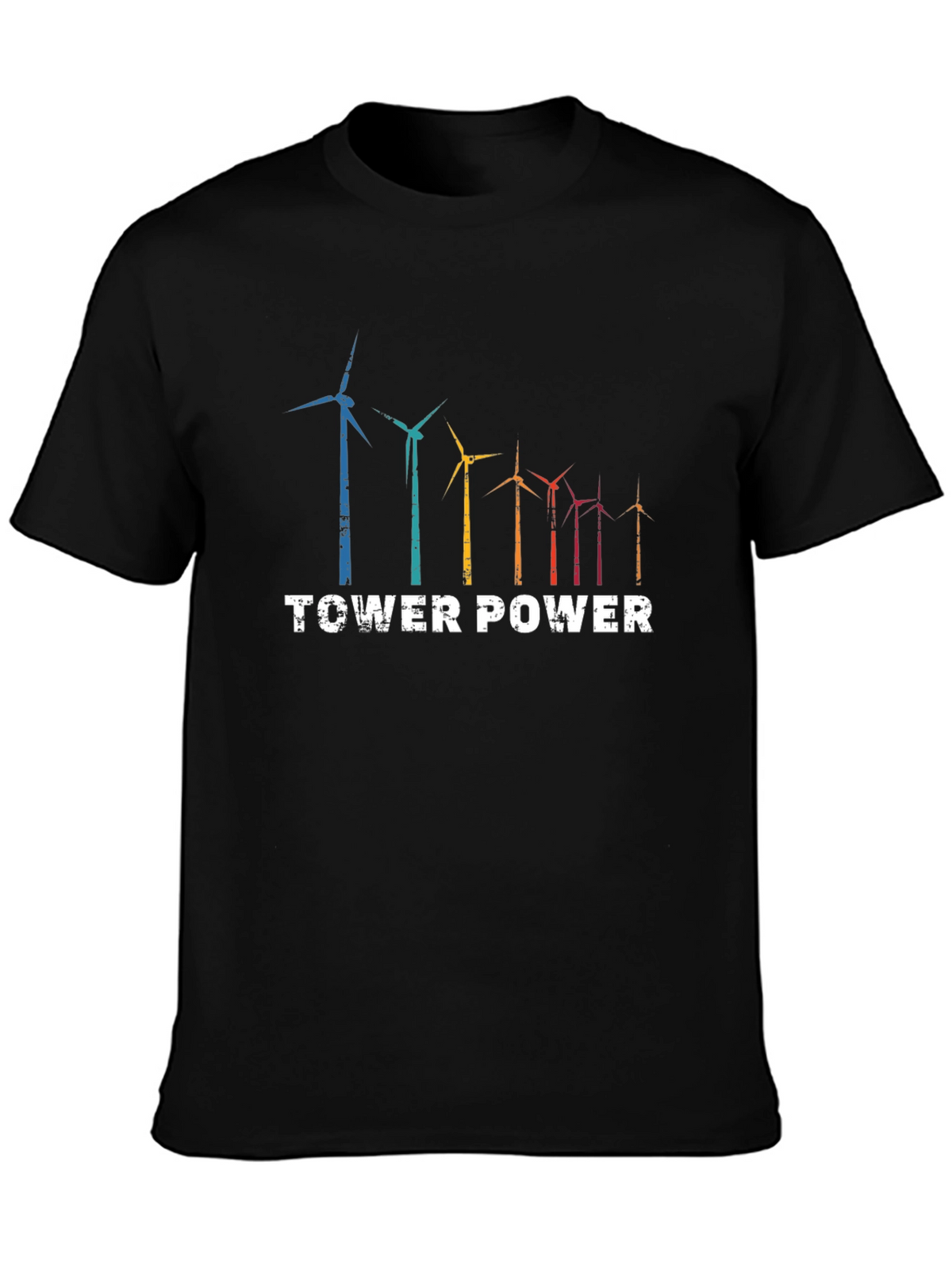 Tower Power Wind Turbine T-Shirt