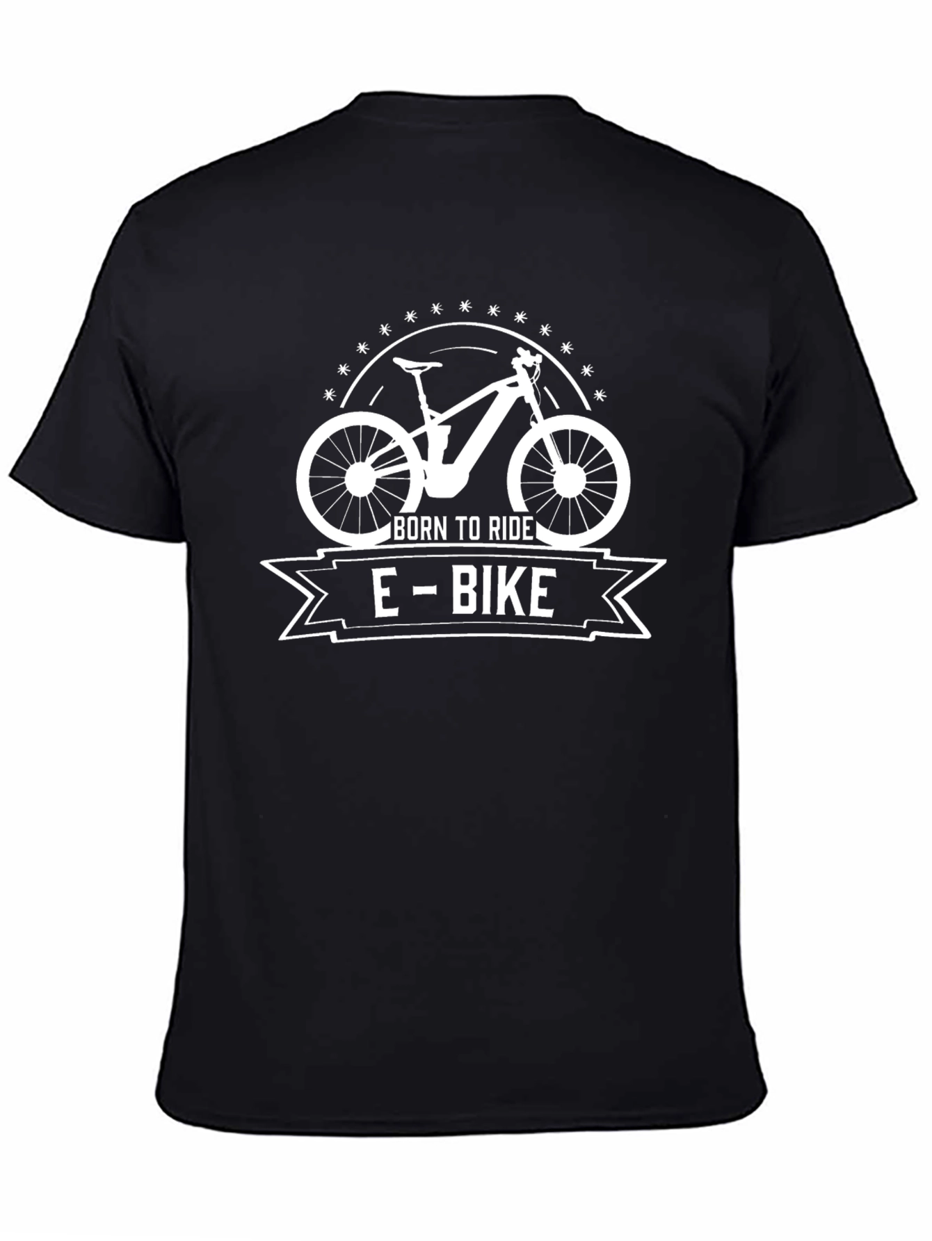 Born To Ride E-Bike Graphic Tee