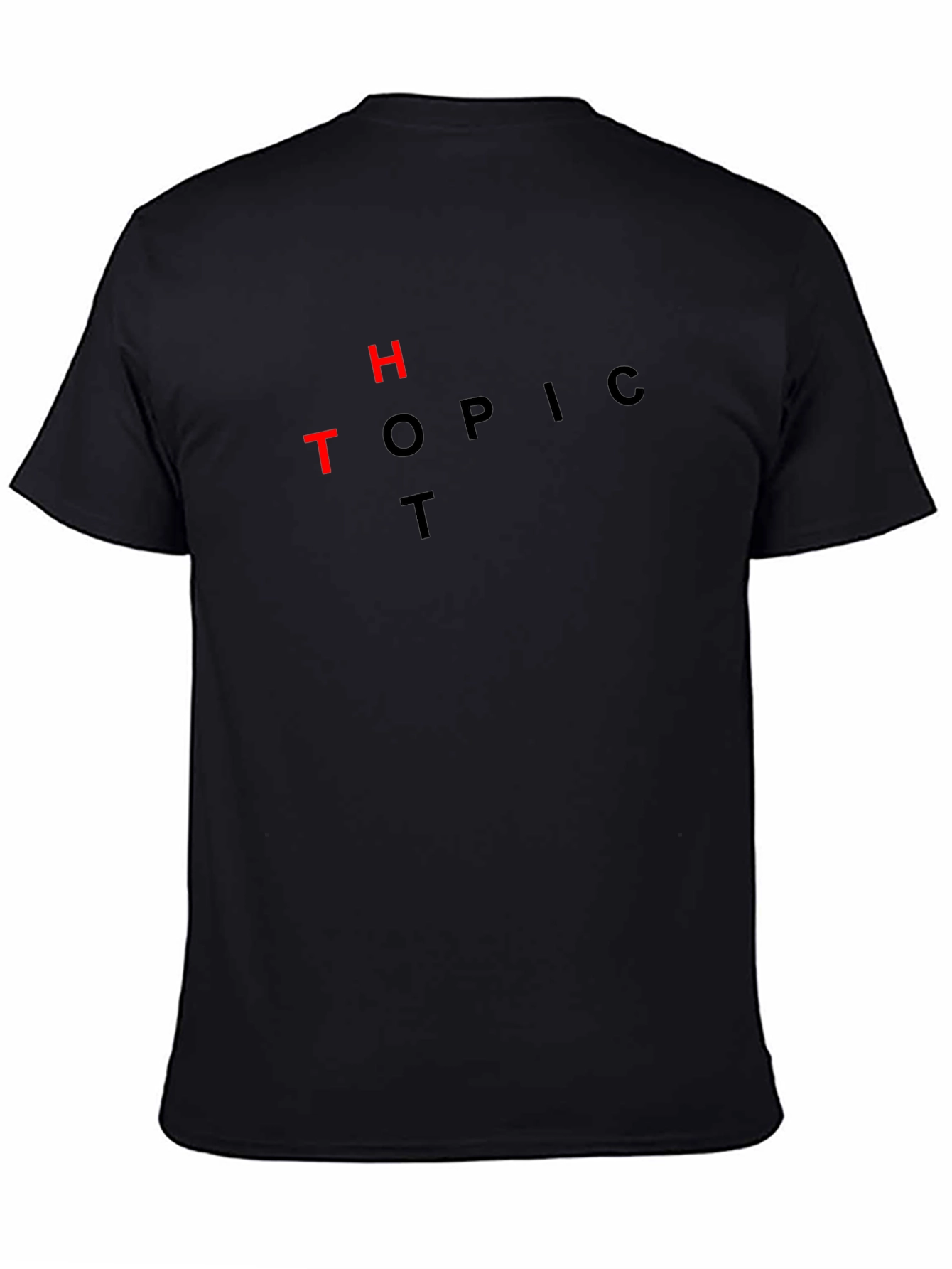 Hot Topic Graphic Tee - Black Cotton