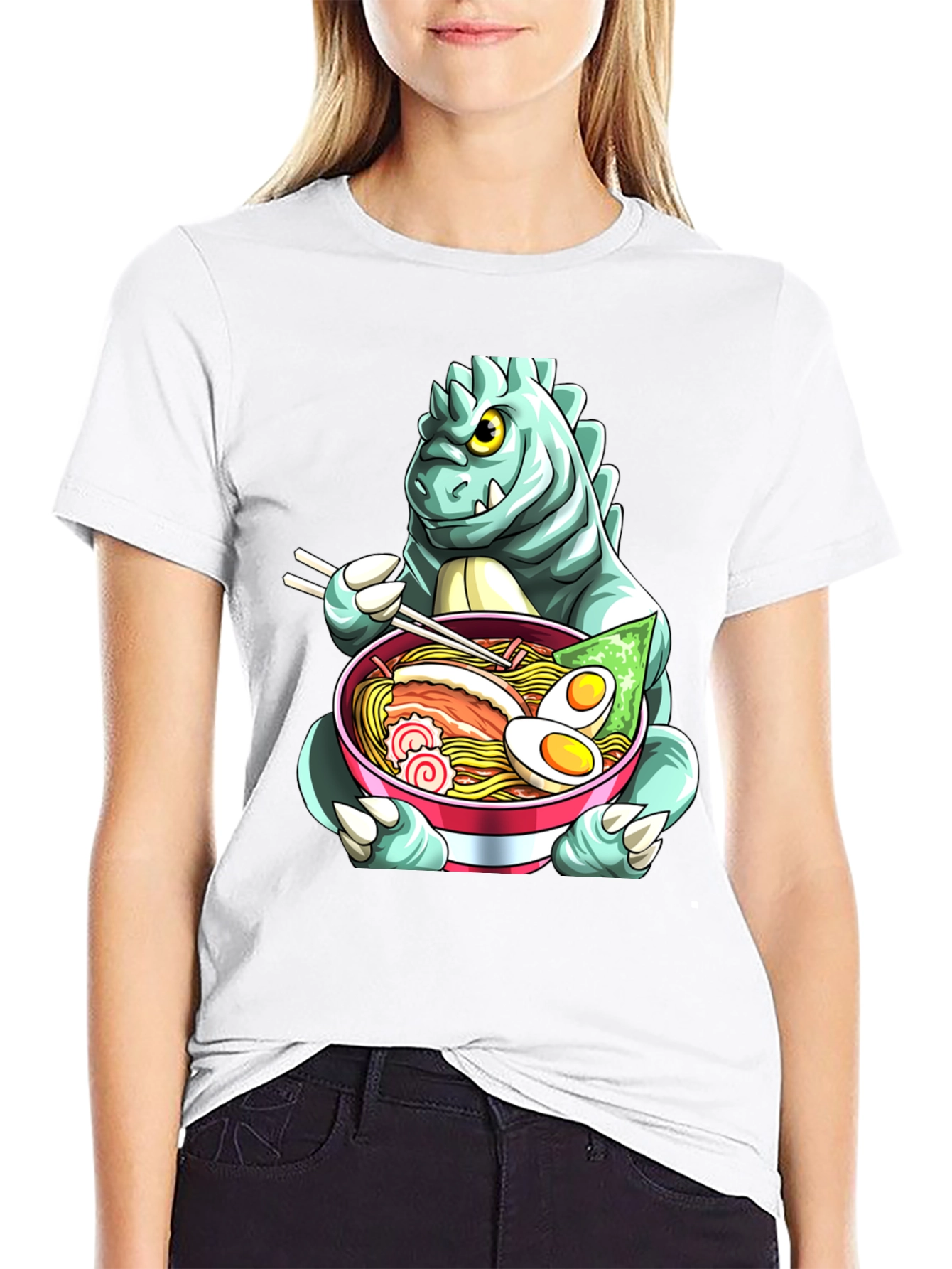 Godzilla Ramen T-Shirt - Unique Anime Style