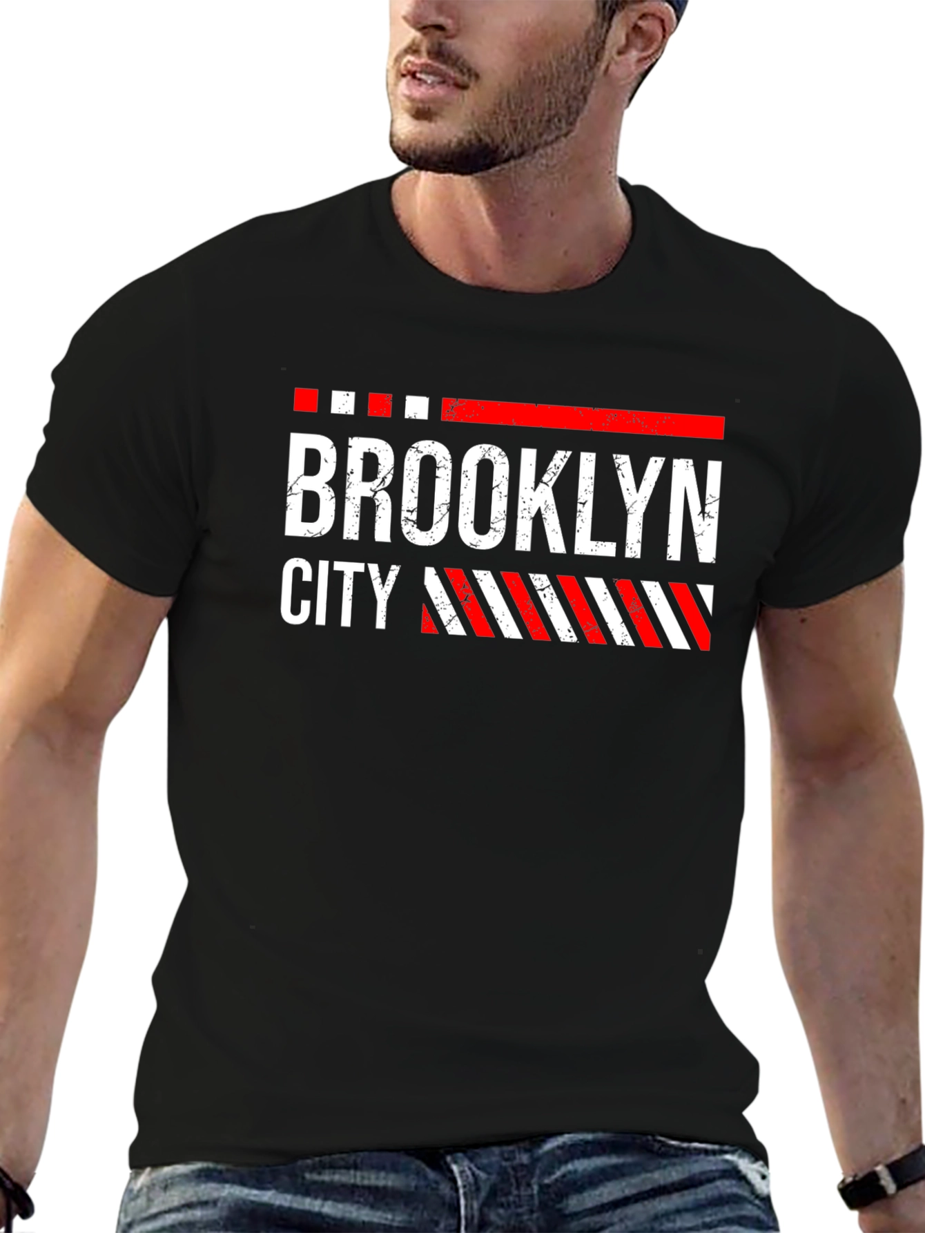 Brooklyn City Graphic Tee - Classic Black T-Shirt