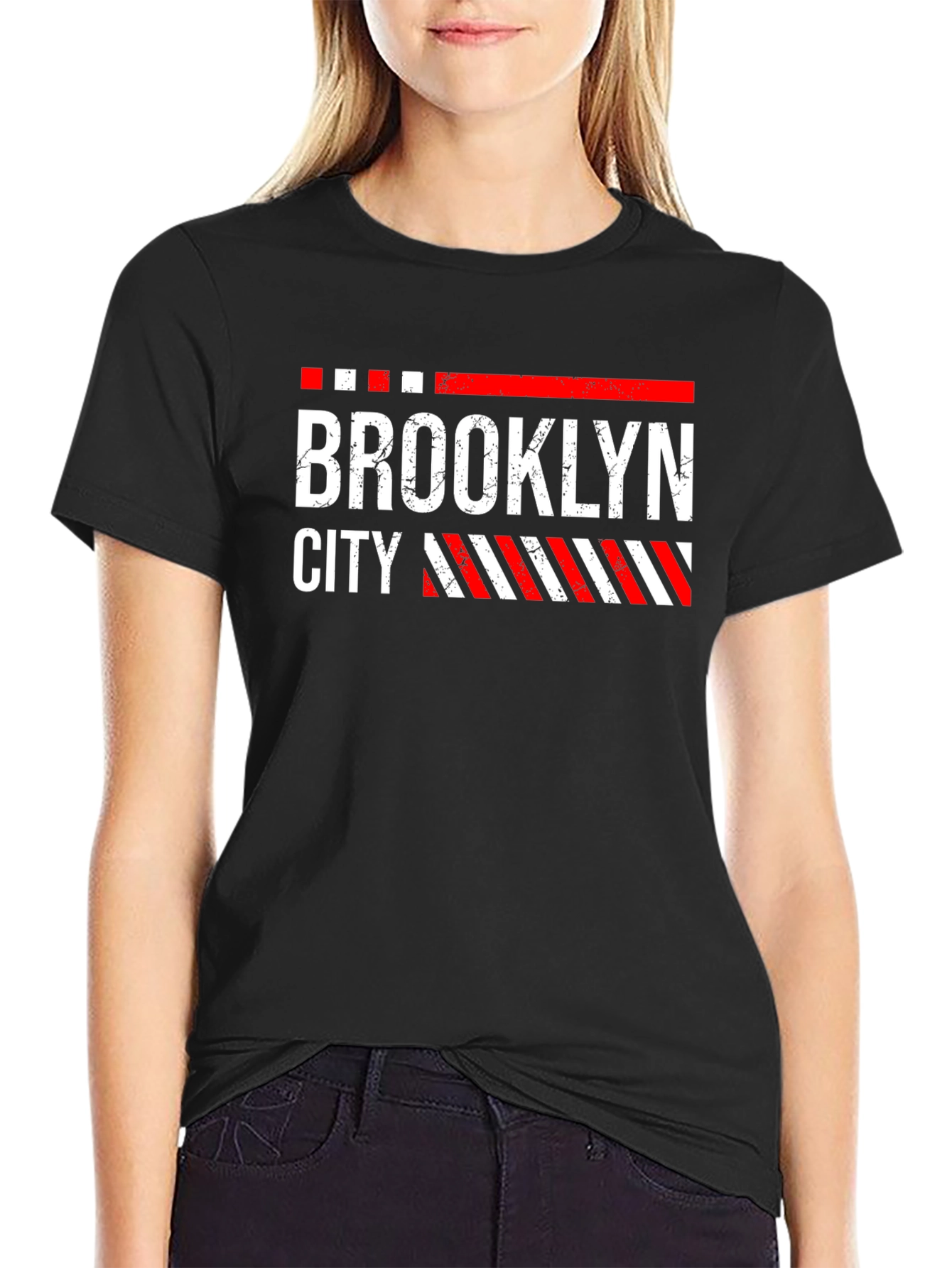 Brooklyn City Graphic Tee - Classic Black T-Shirt