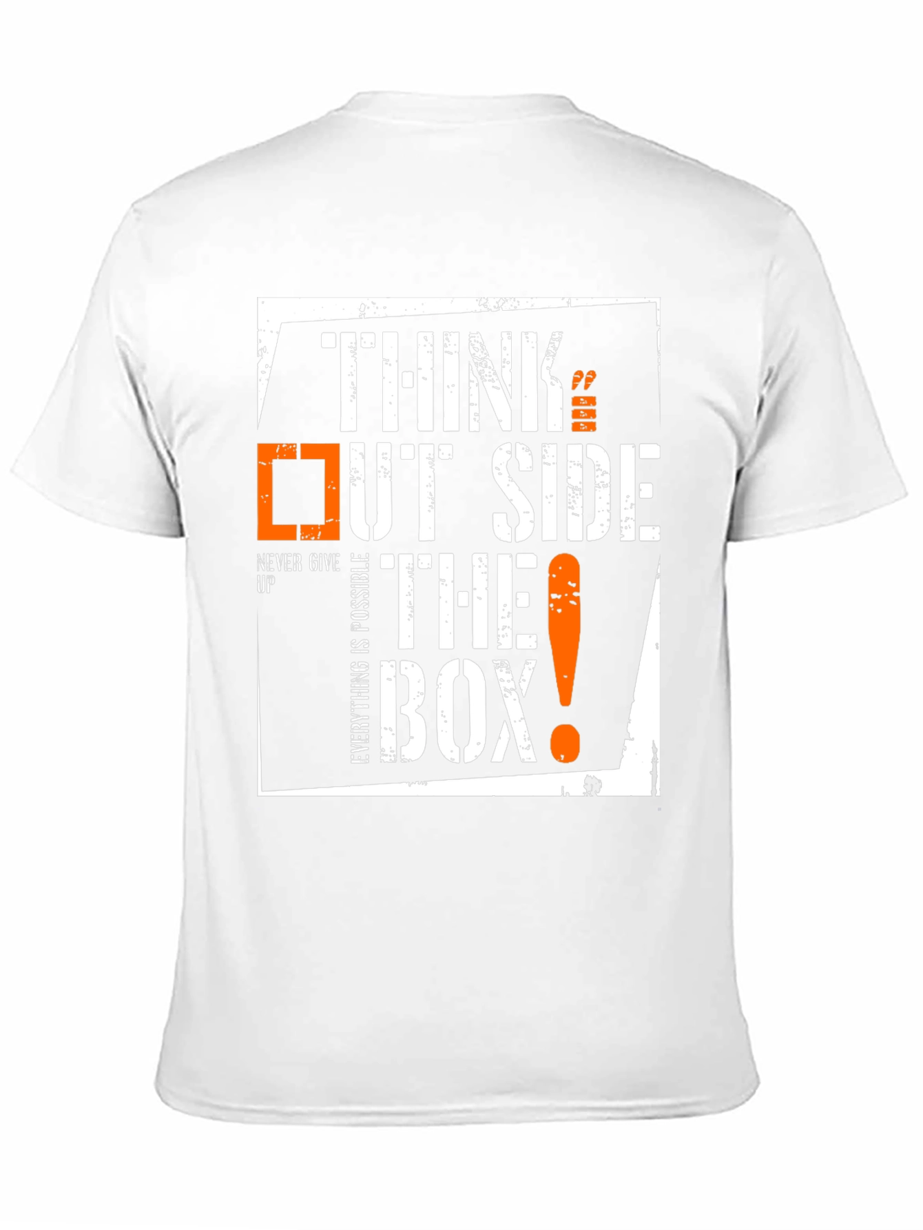 Think Outside The Box T-Shirt - Inspirational Design