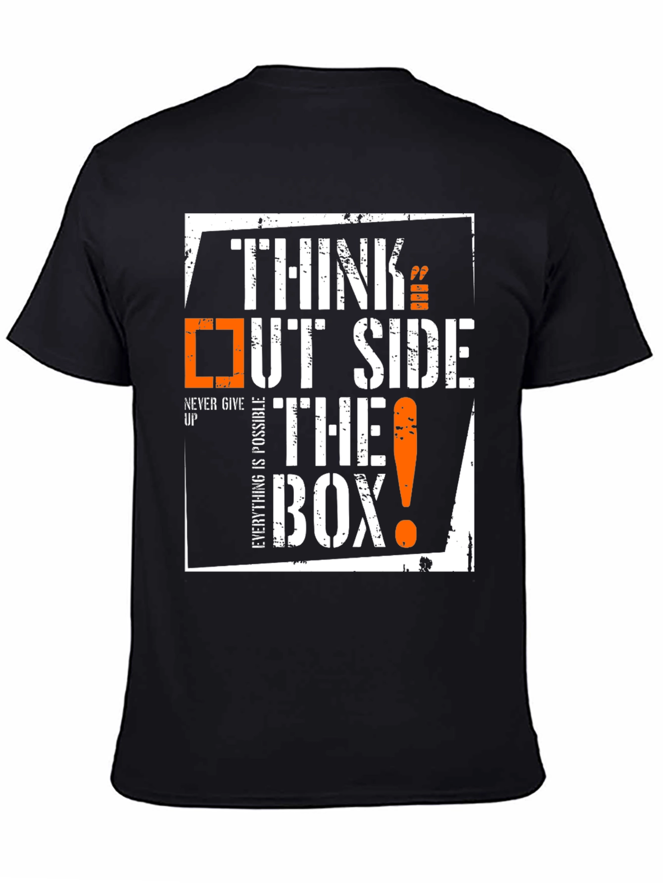 Think Outside The Box T-Shirt - Inspirational Design