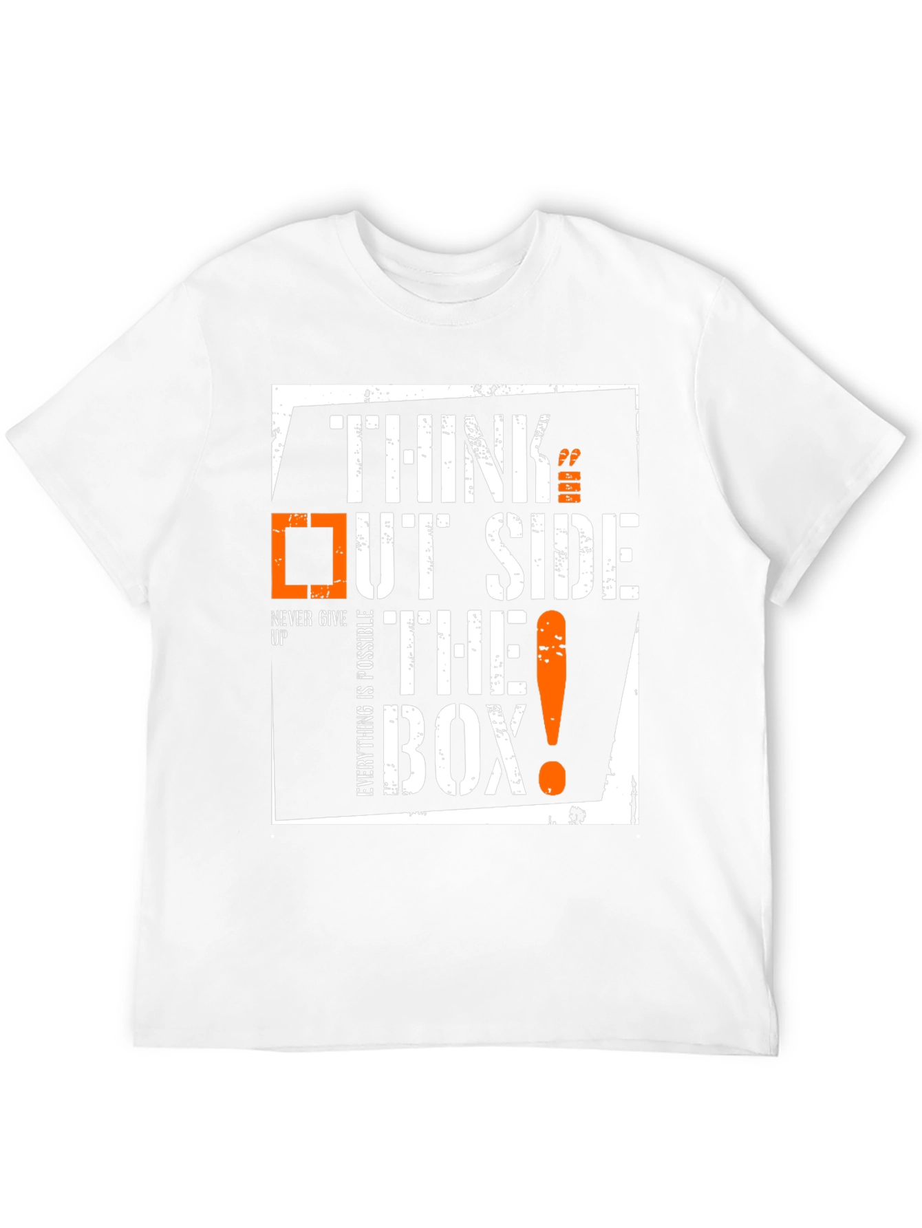 Think Outside The Box T-Shirt - Inspirational Design