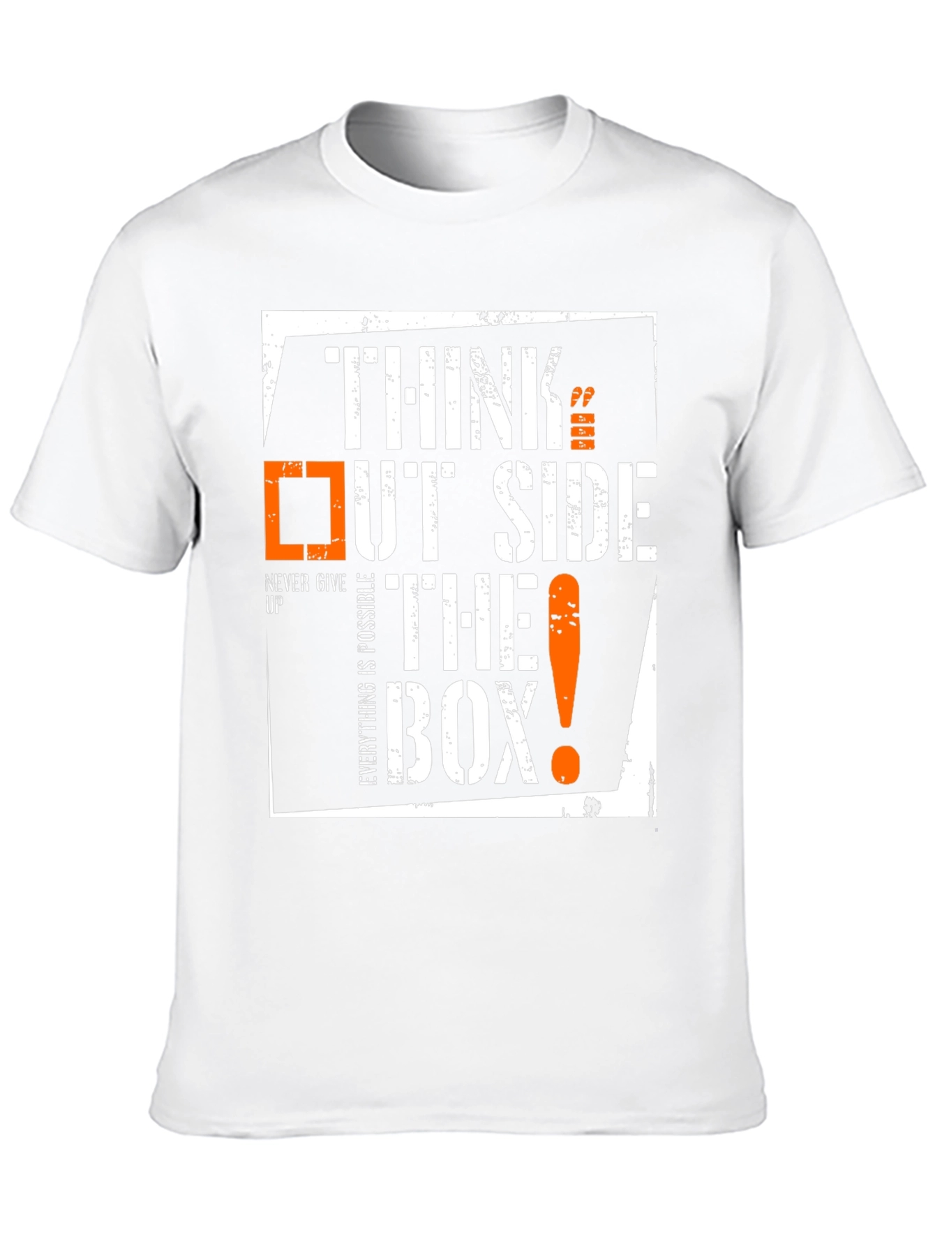 Think Outside The Box T-Shirt - Inspirational Design